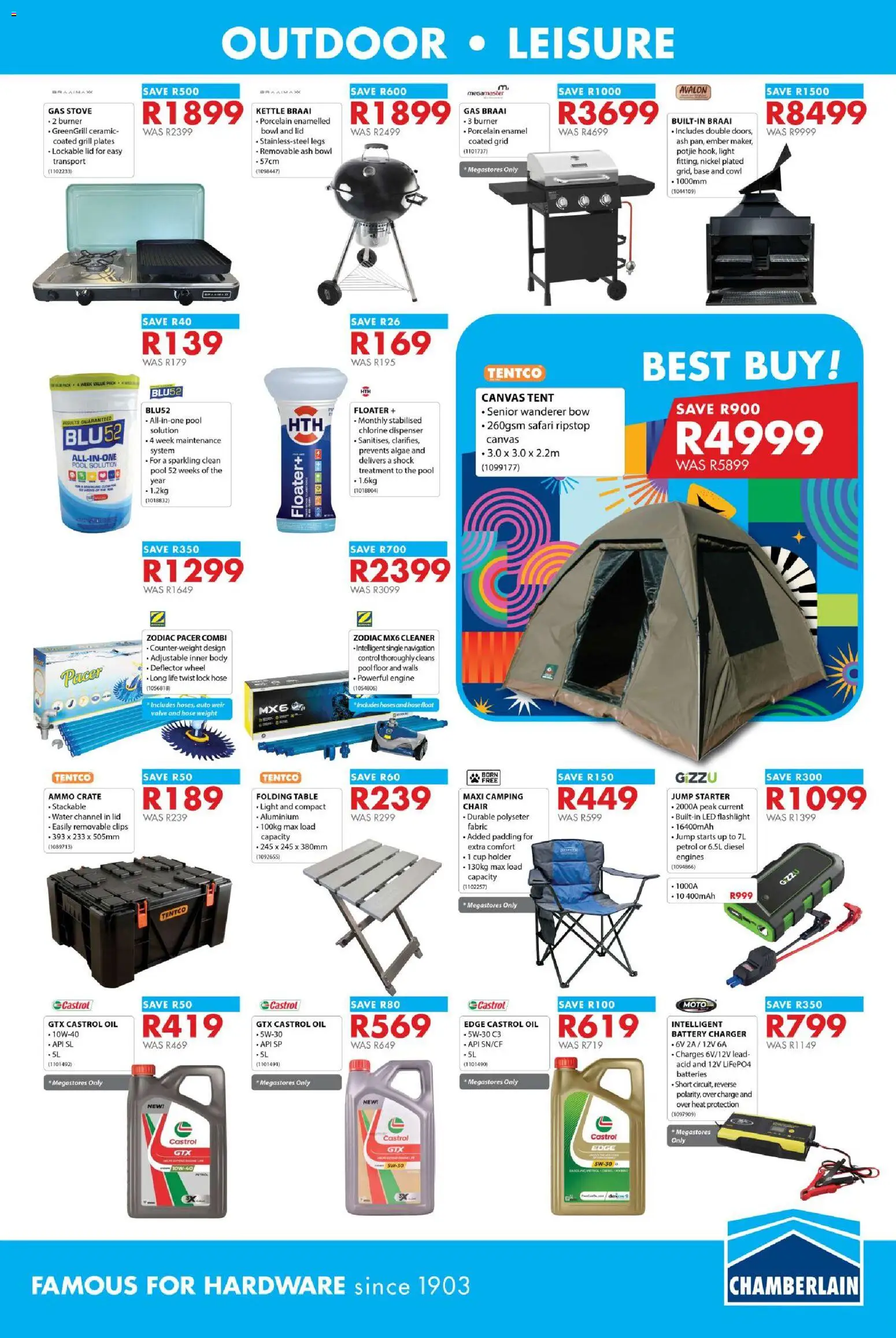 New Chamberlain catalogue – valid from 21.05.2026 | Page: 13 | Products: Bowl, Grill, Battery, Oil