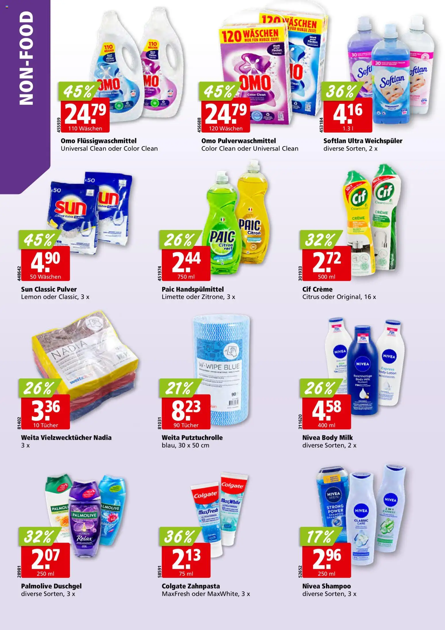 Aligro aktionen – gültig ab 05.10.2026 | Seite: 30 | Produkte: Pulver, Duschgel, Zahnpasta, Limette