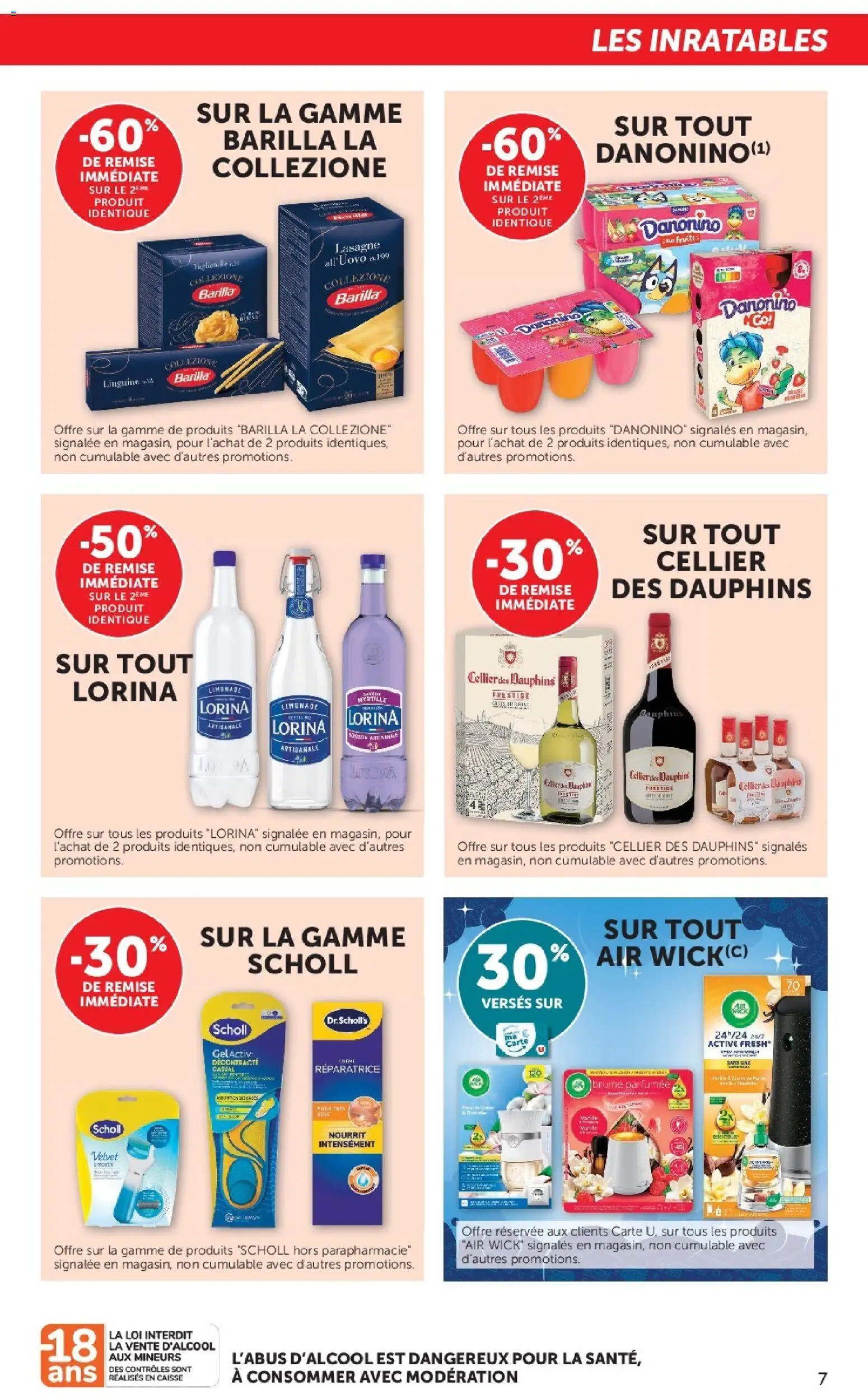 {H1} | Page: 7 | Produits: Air Wick, Limonade, Cellier des Dauphins, Tagliatelle