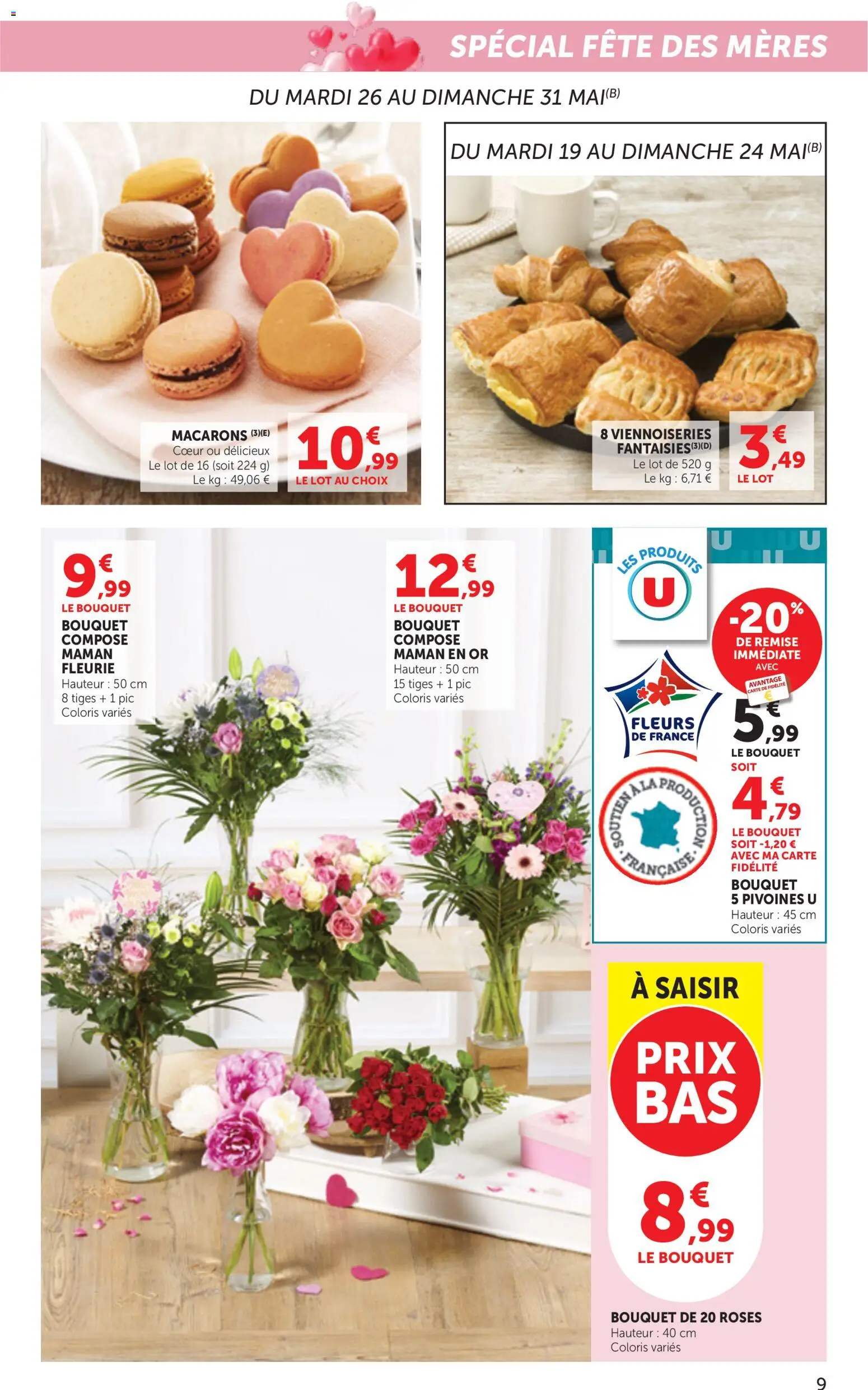 {H1} | Page: 9 | Produits: Macarons, Viennoiseries