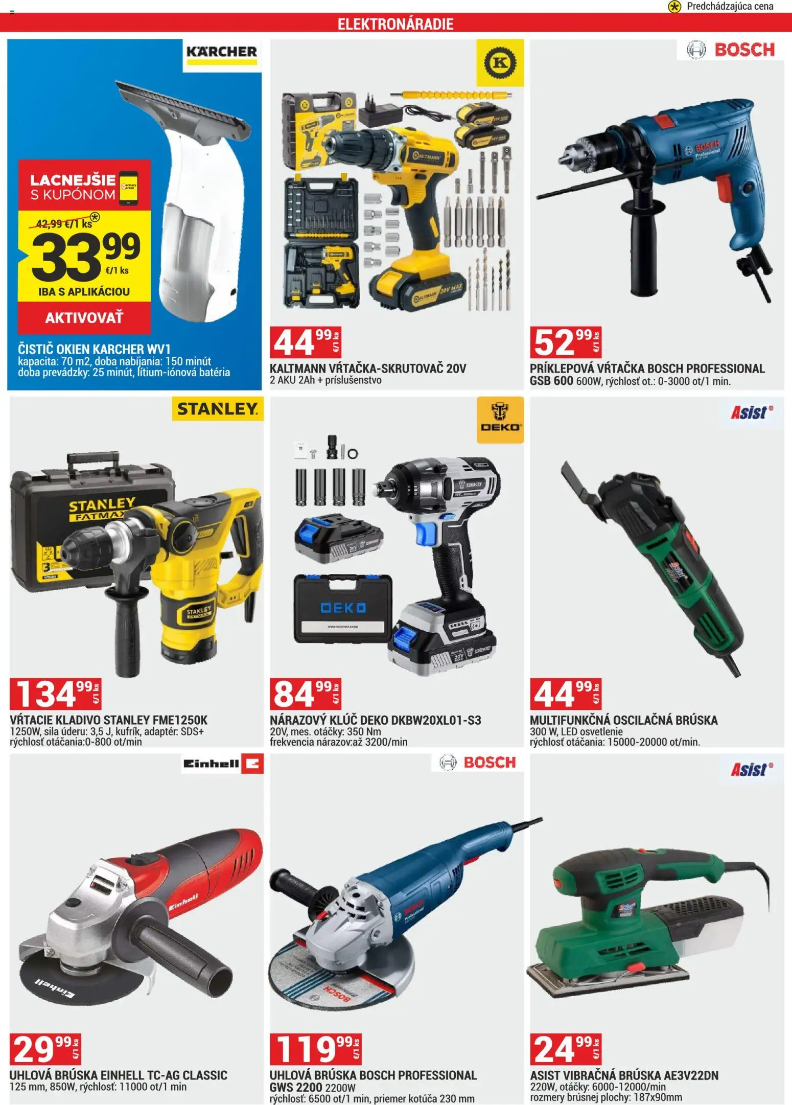 Nové Merkury Market akcie – leták je platný od 01.03.2026 | Strana: 14 | Produkty: Led osvetlenie, Osvetlenie, Čistič okien, Uhlová brúska