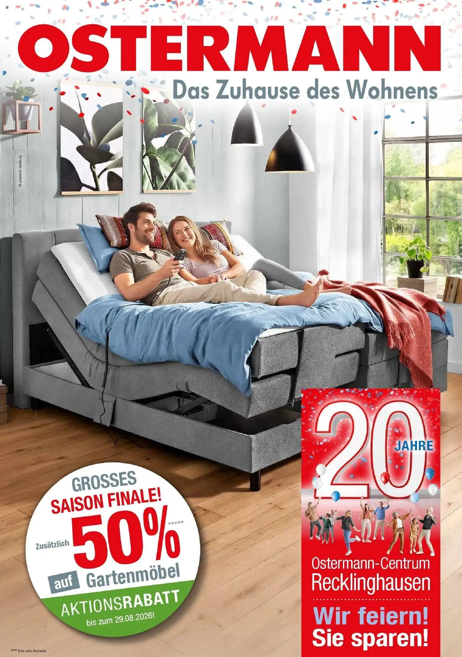 Ostermann - Möbel Ostermann: Neue Möbel wirken Wunder. (ab 08.08.2026) zum Blättern | Seite: 1 | Produkte: Gartenmöbel