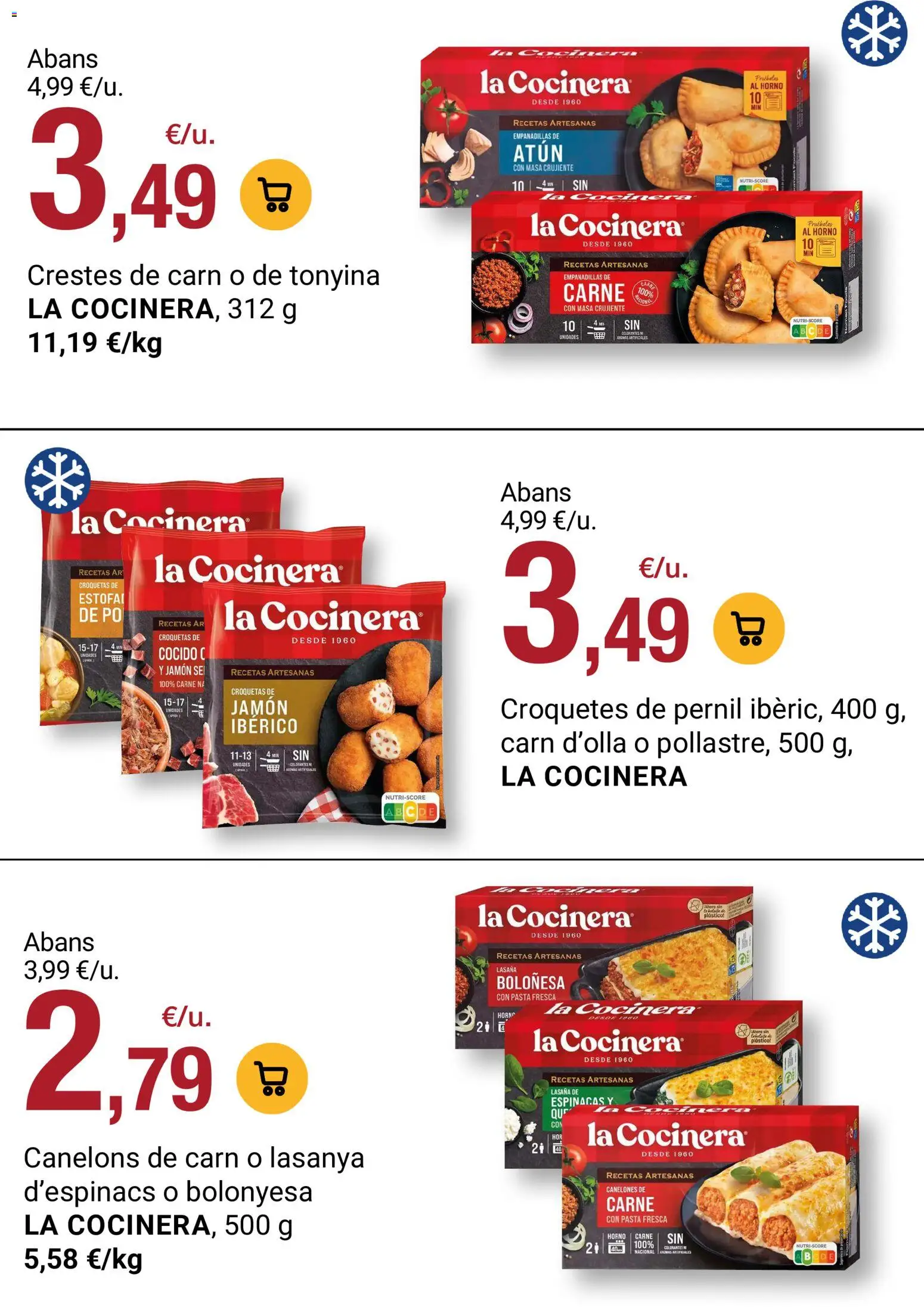Bonpreu folleto │ válido desde el 29/09/2026 | Página: 76 | Productos: Masa, Espinacas, Pasta, Carne