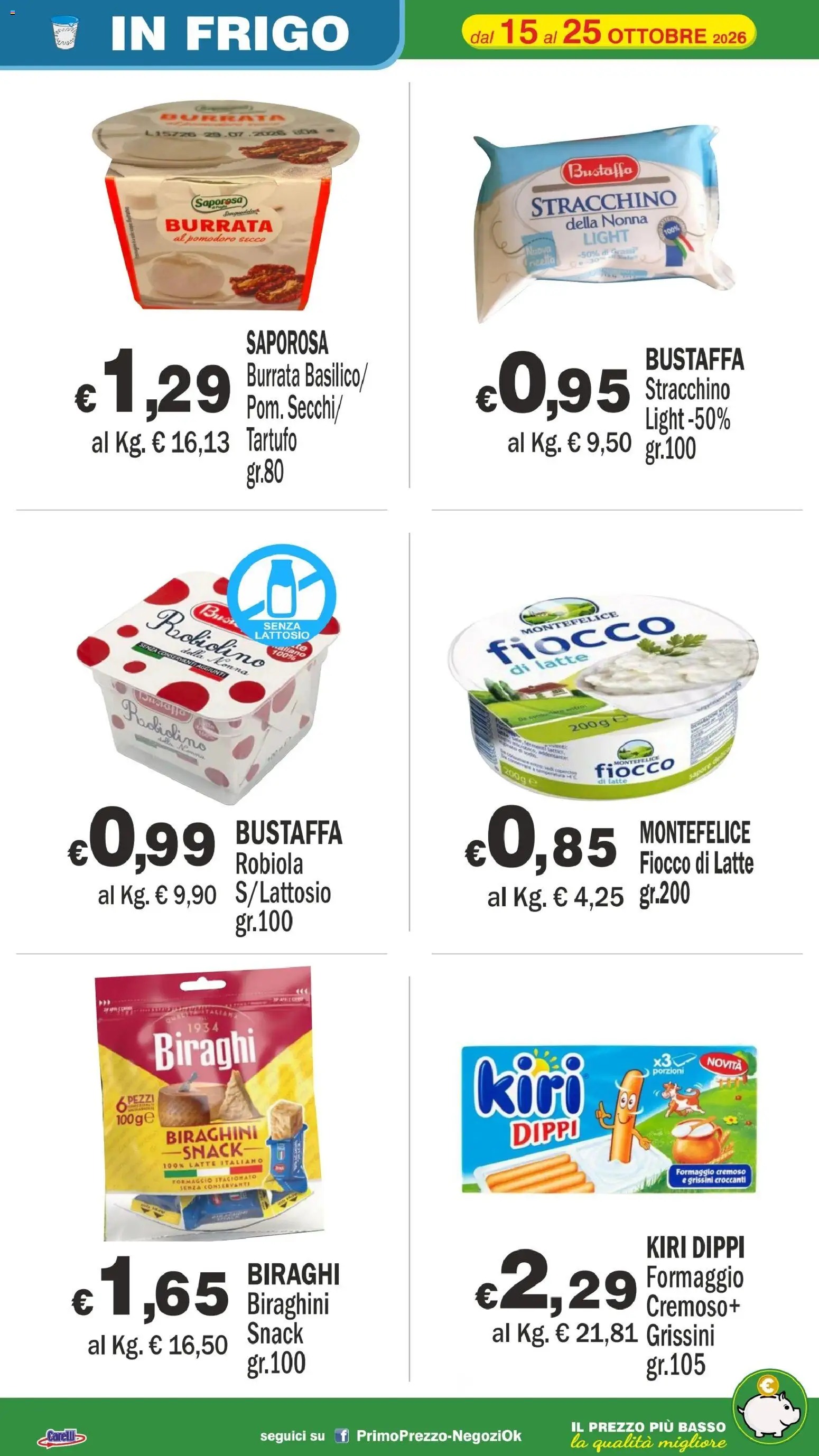 Volantino Primo Prezzo del 15/10/2026 | Pagina: 55