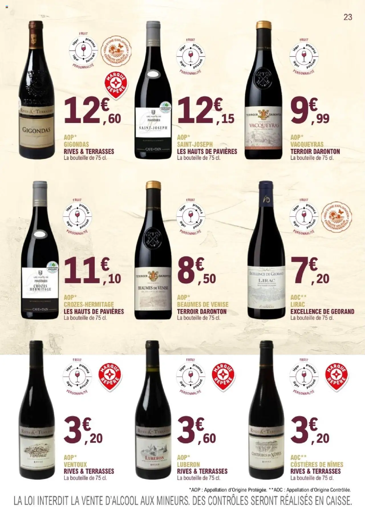 {H1} | Page: 23 | Produits: Bouteille