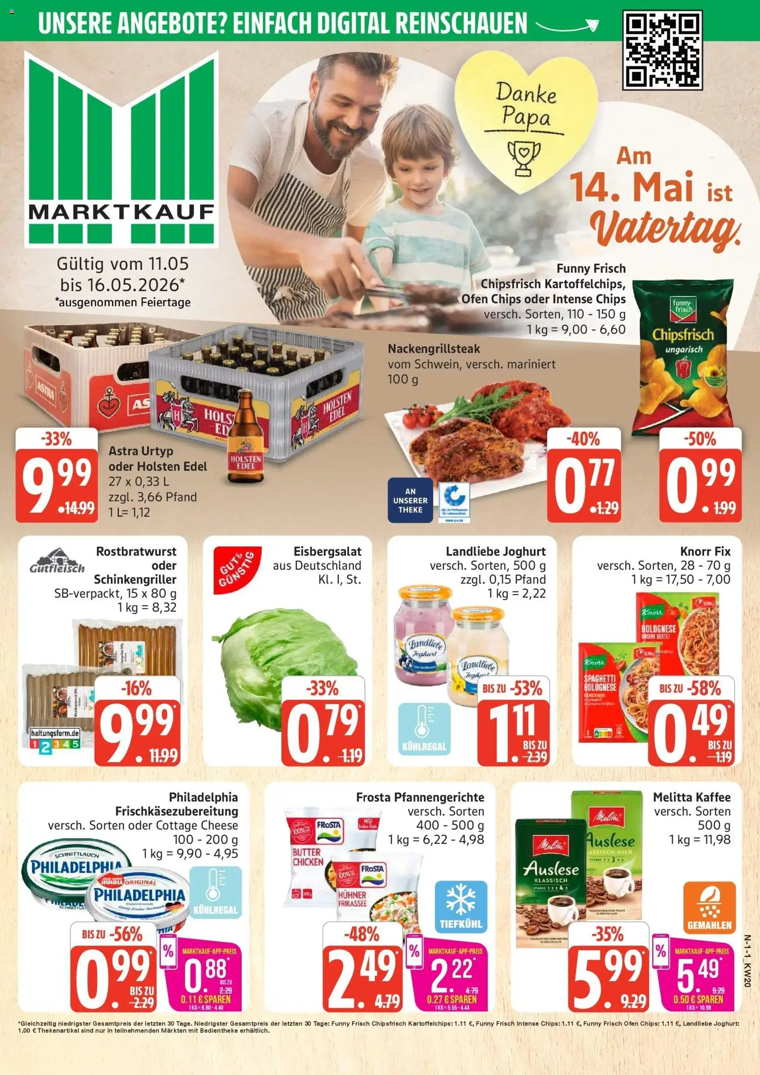 Marktkauf Prospekt Cuxhaven	 – gültig ab 10.05.2026 | Seite: 1 | Produkte: Theke, Funny frisch, Astra, Landliebe joghurt