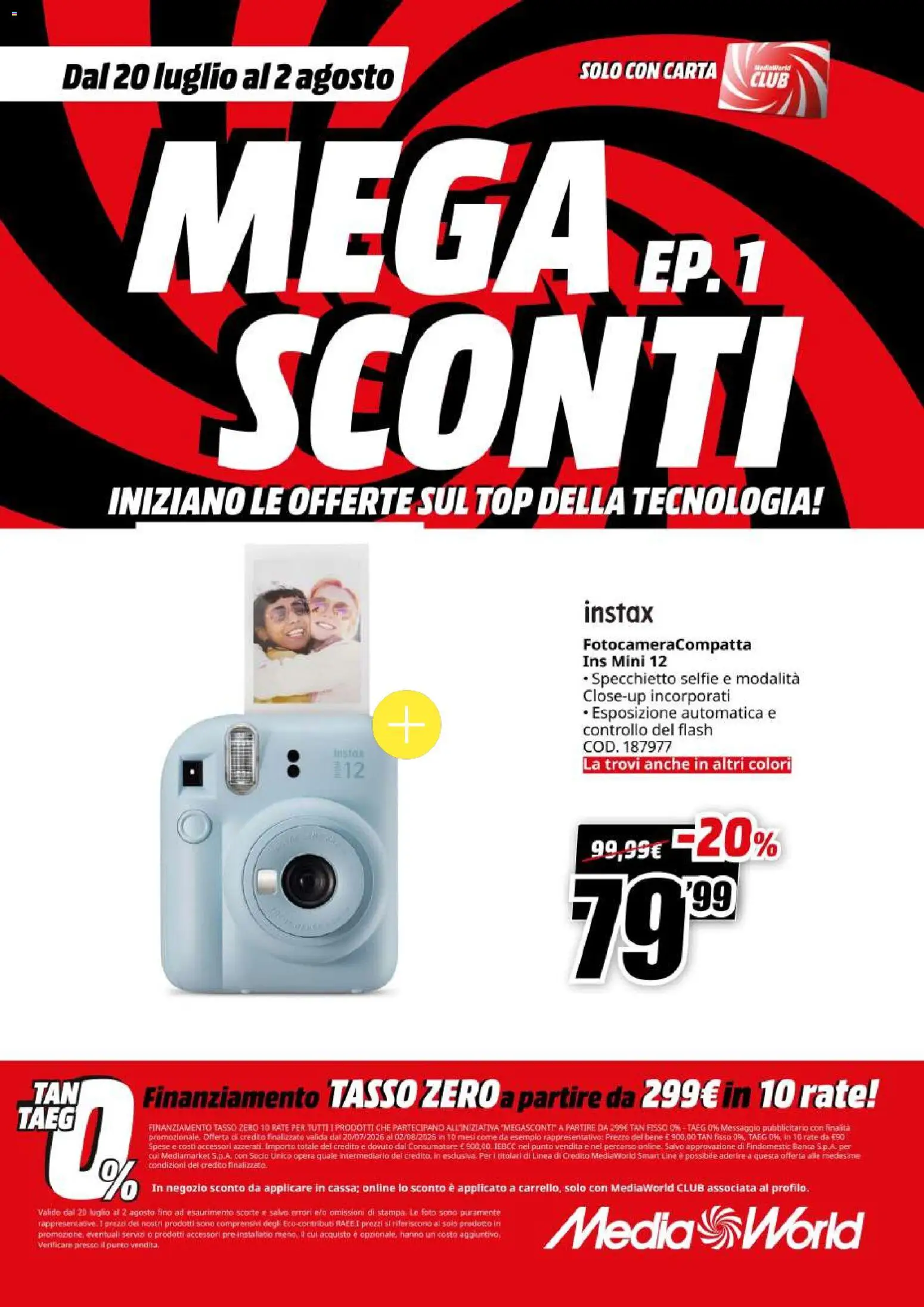 Volantino Media World del 20/07/2026 | Pagina: 12
