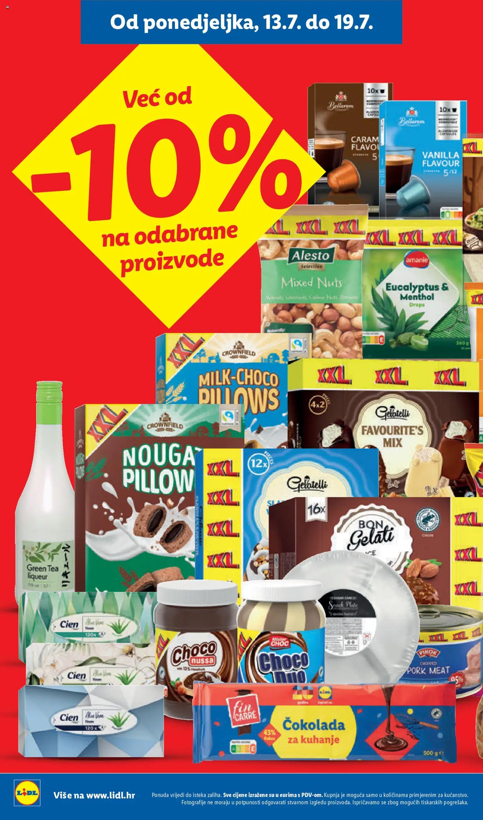 Lidl katalog | vrijedi od 13.07.2026 | Stranica: 12 | Proizvodi: Čokolada, Sladoled