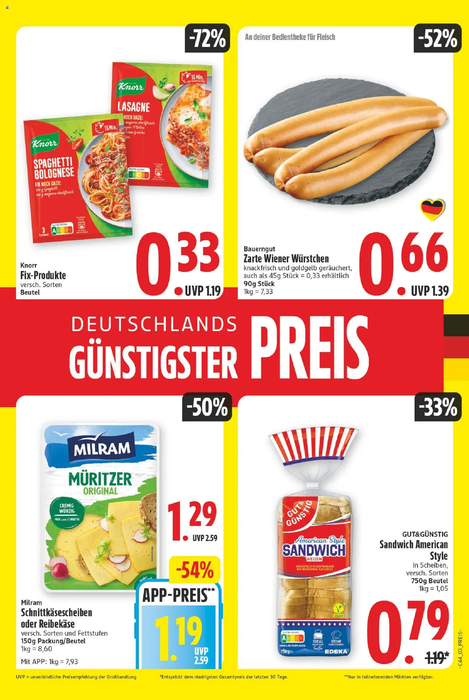 E center Prospekt – gültig ab 26.10.2026 | Seite: 3 | Produkte: Wiener wurstchen, Weizenmehl, Bauerngut, Hackfleisch