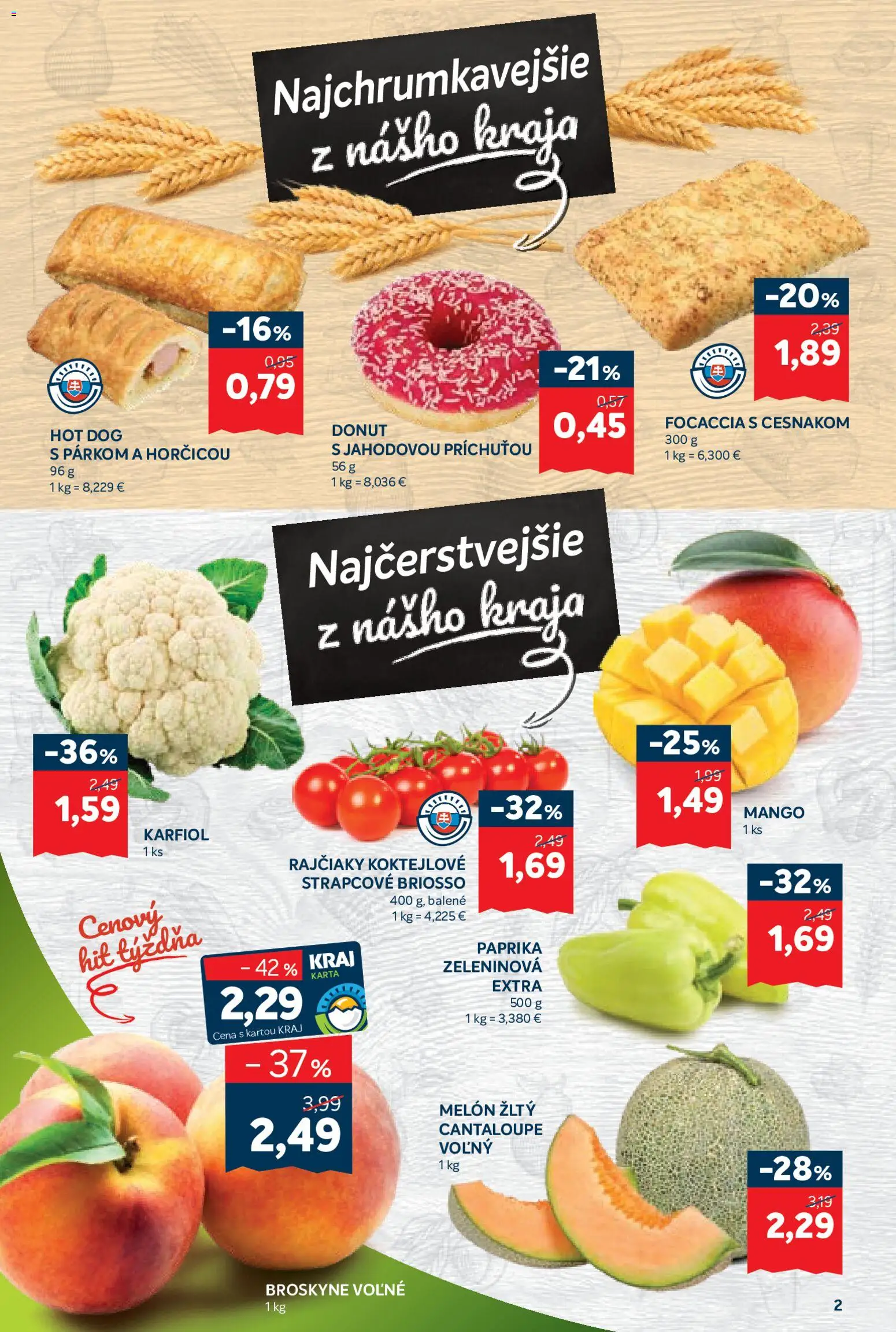 Nové Kraj akcie – leták je platný od 16.07.2026 | Strana: 2