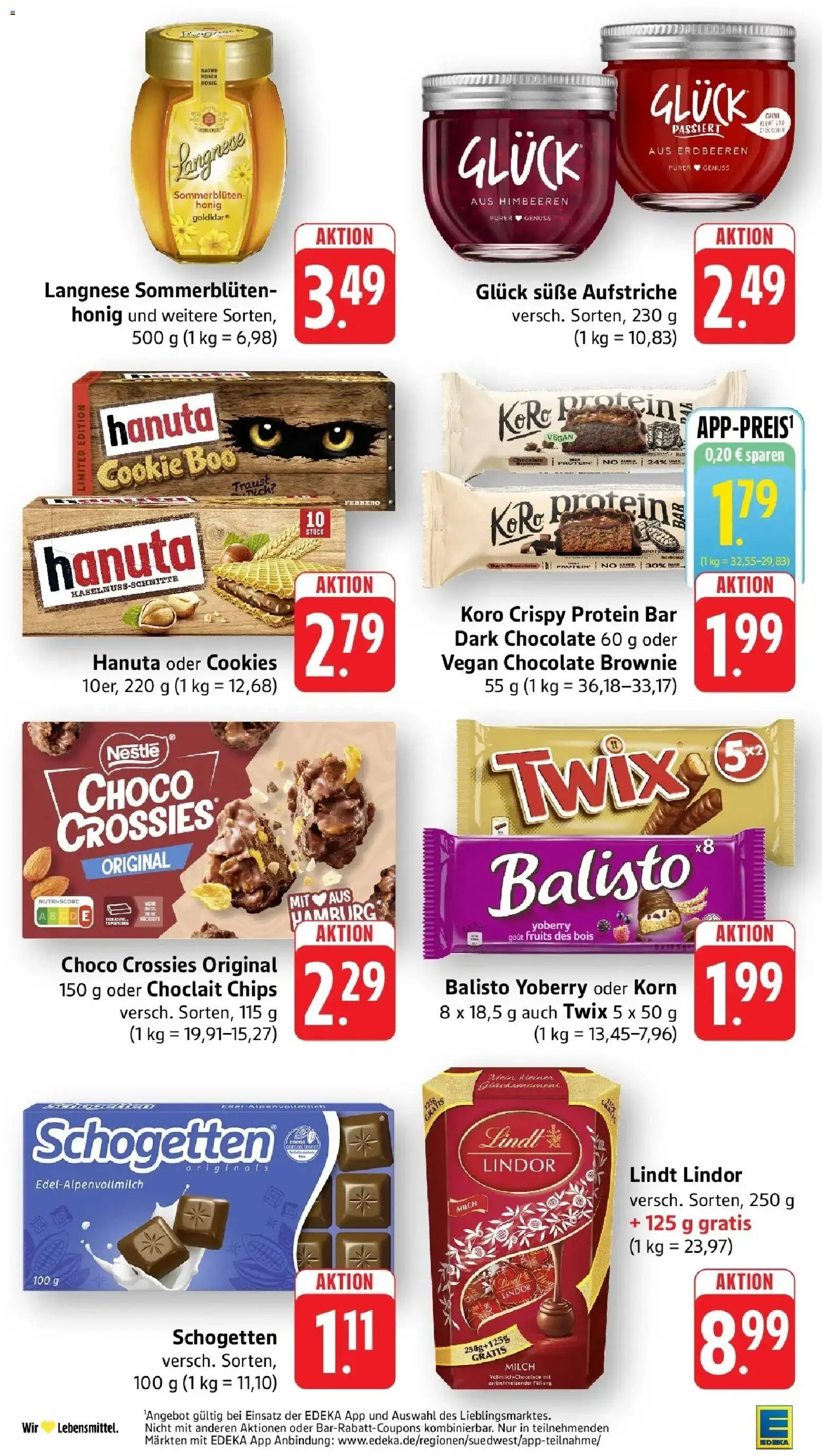 E center Prospekt Freiburg (ab 12.10.2026) zum Blättern | Seite: 32 | Produkte: Twix, Schogetten, Lindt, Chips