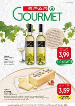 SPAR Gourmet Flugblatt ab 08.10.2026 gültig