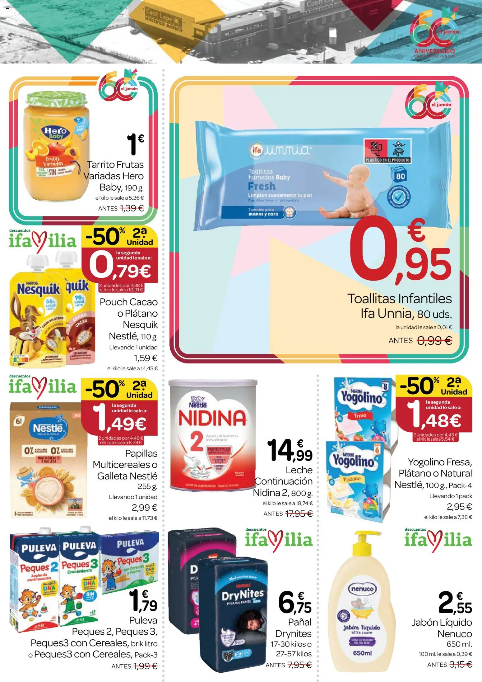 Supermercados El Jamón folleto │ válido desde el 27/08/2026 | Página: 39 | Productos: Leche, Jabón líquido, Aloe Vera, Cacao