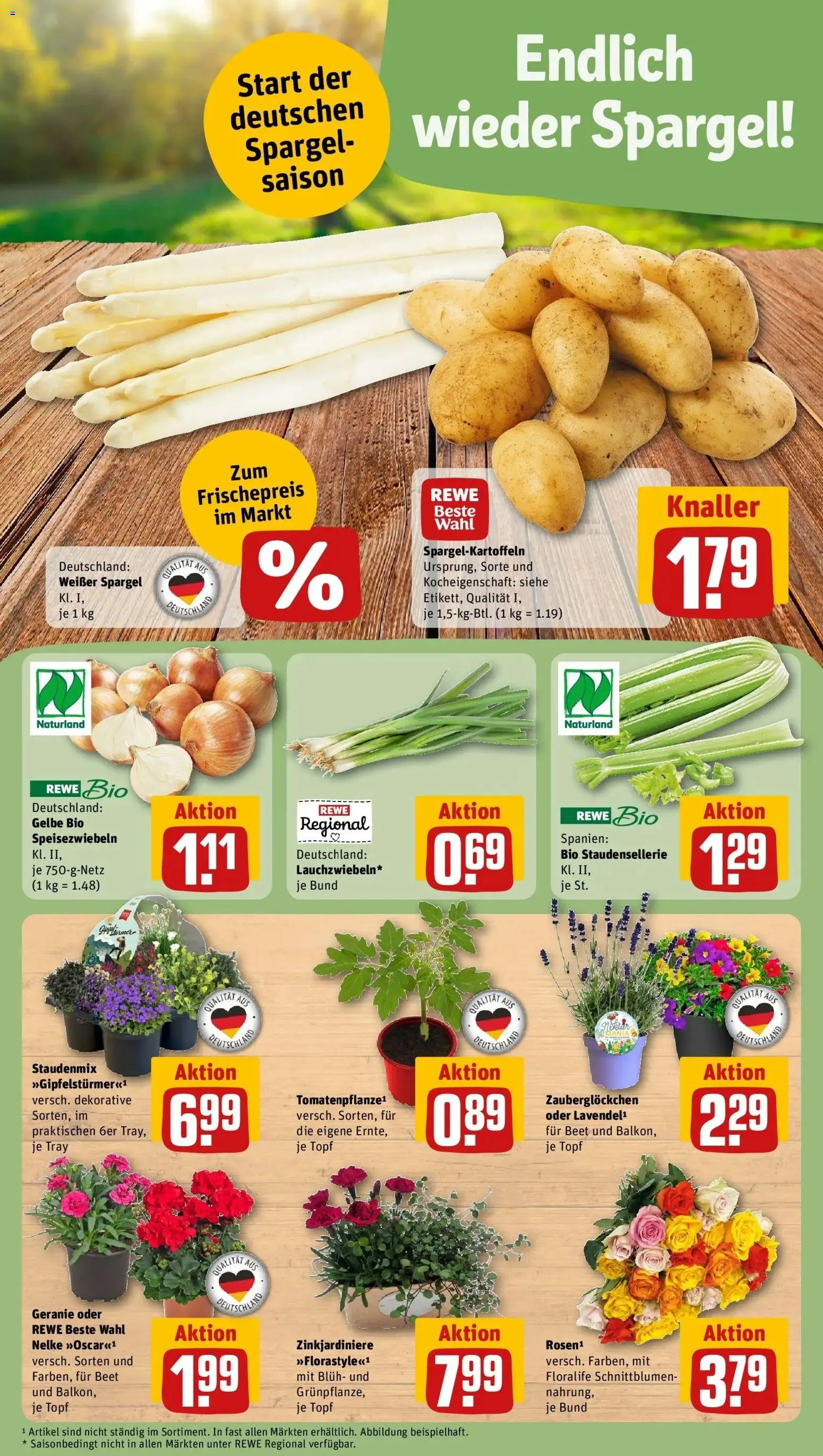 Rewe Prospekt Saarbrücken / Klarenthal	 – gültig ab 12.04.2026 | Seite: 5 | Produkte: Spargel