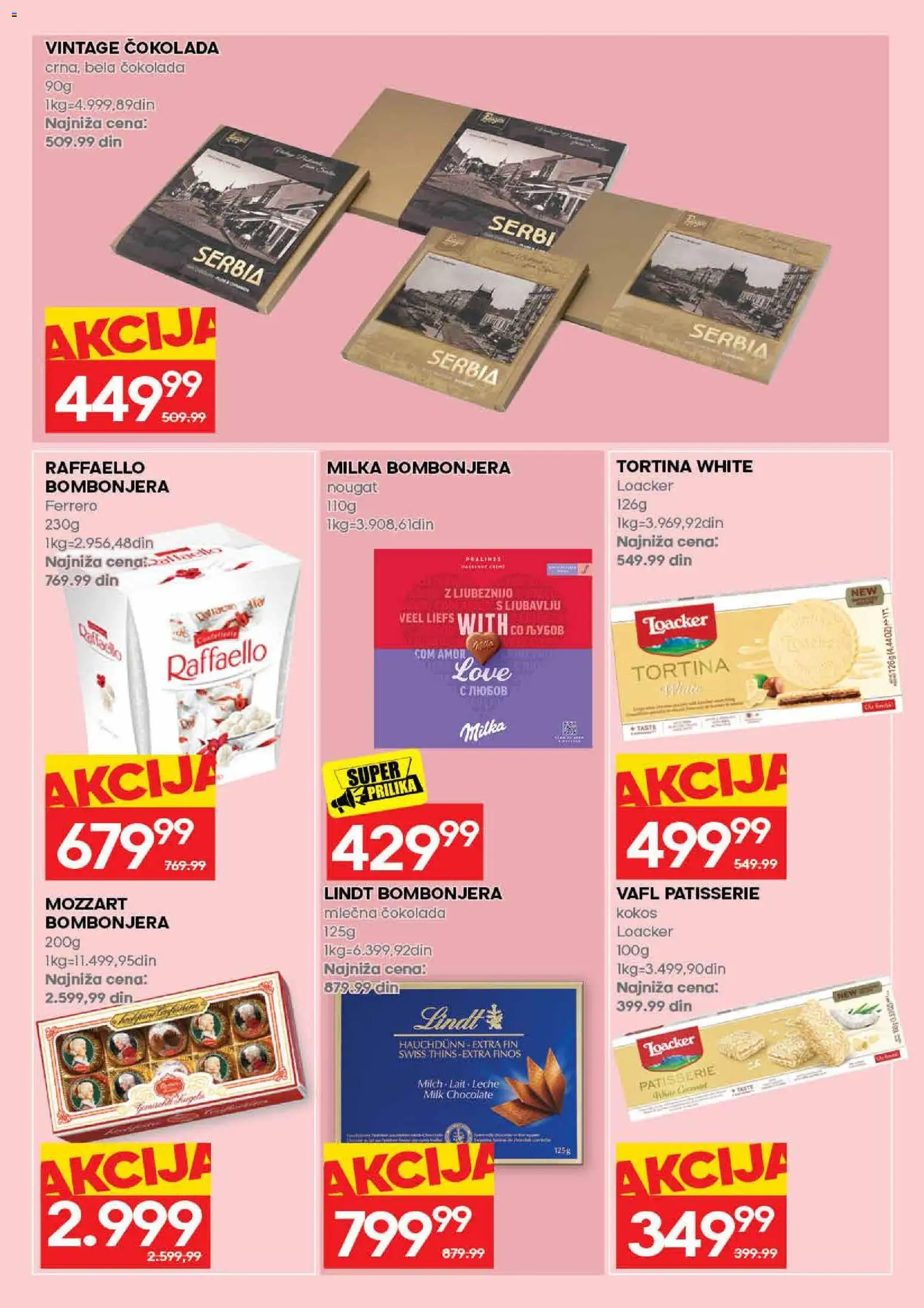 Mercator katalog - važi od 26.10.2026 | Strana: 39 | Proizvode: Milka, Kokos, Bela čokolada, Mlečna čokolada