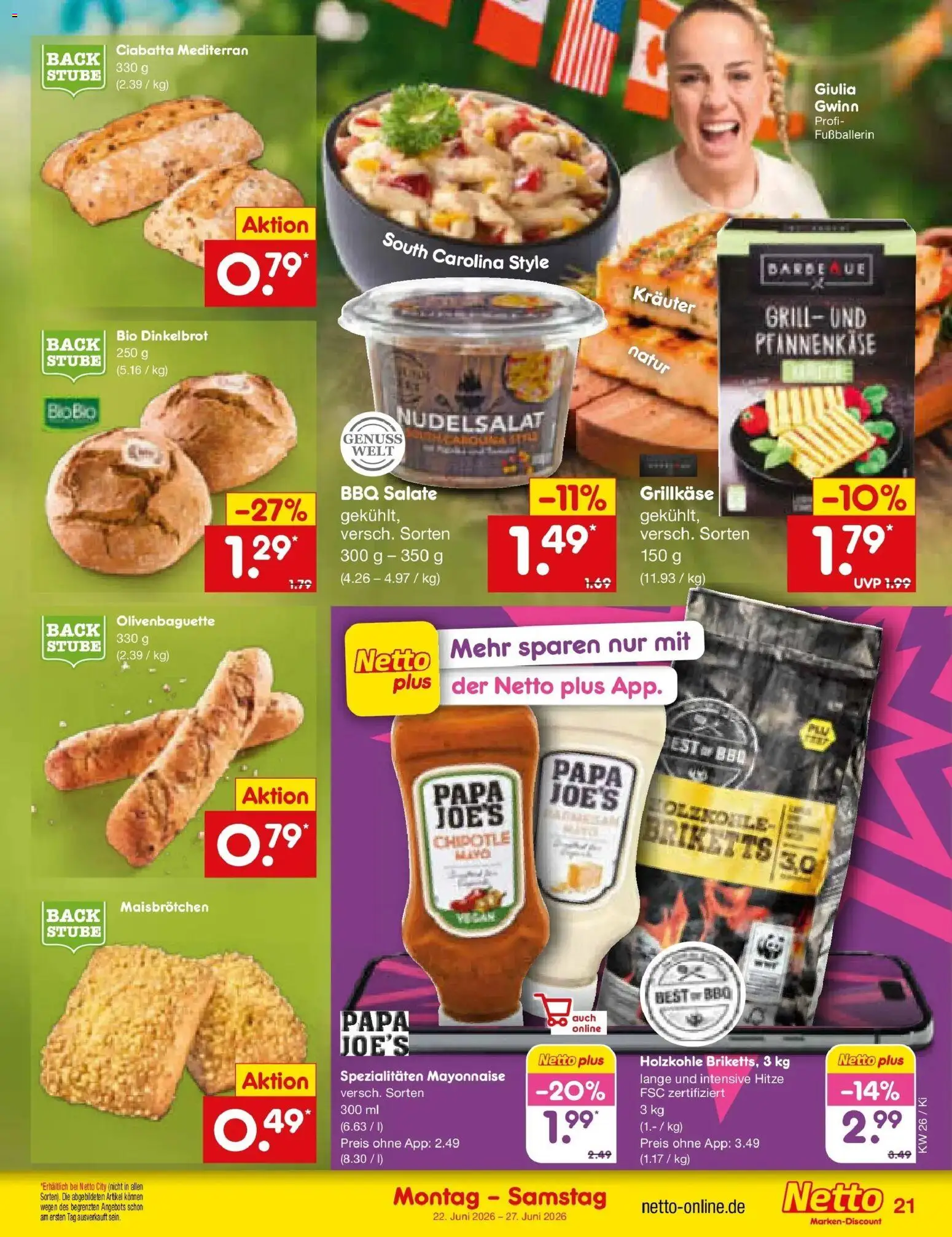 Netto Marken-Discount Prospekt Oberhaid – gültig ab 21.06.2026 | Seite: 27 | Produkte: Grill, Mayonnaise