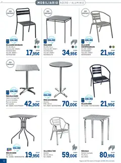 Vista previa Makro - Especial Terrazas válido desde el 09.03.2026 | Página: 12 | Productos: Marco, Mesa, Silla, Mesa alta