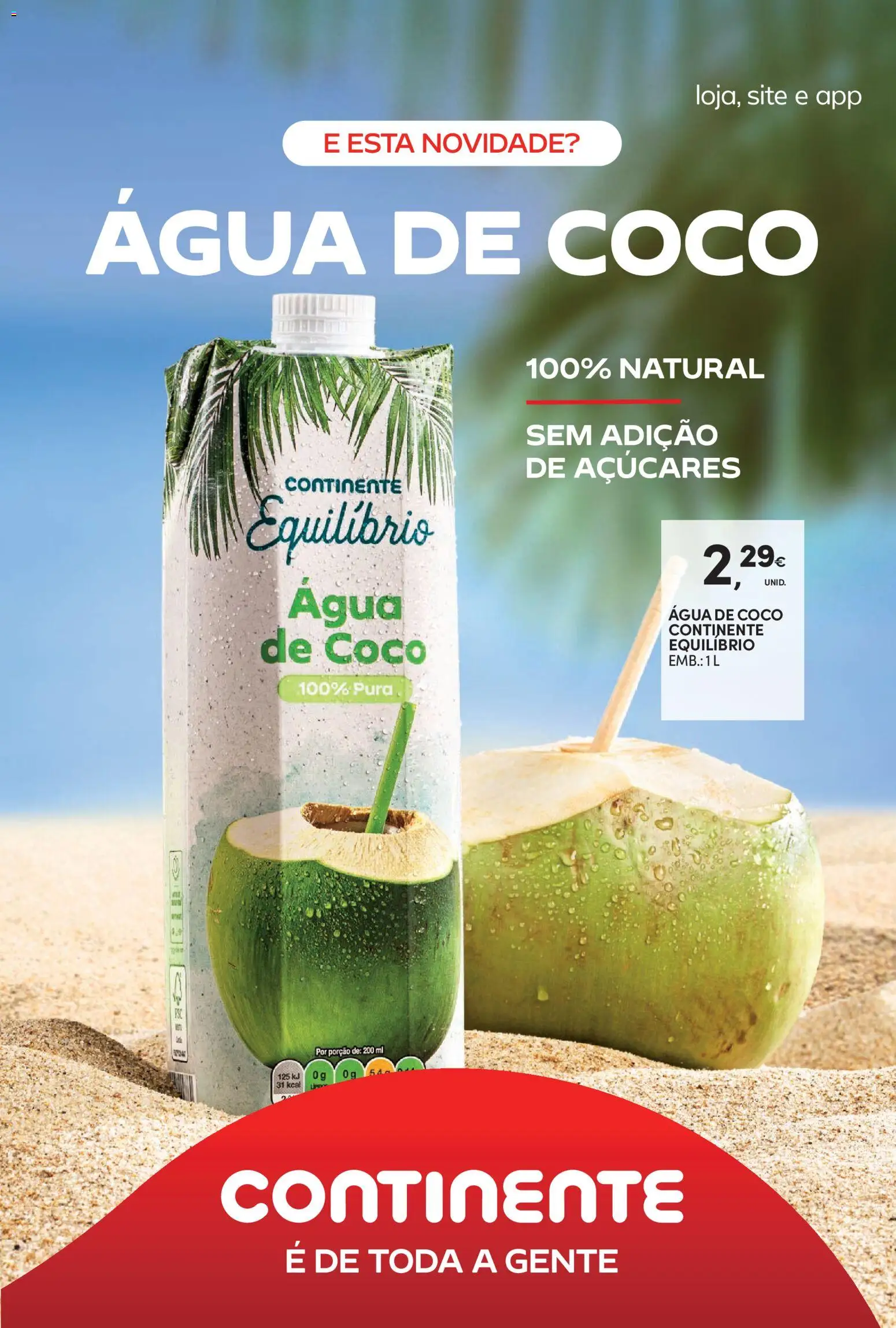 Continente Semanal Continente Bom Dia │ válido de 07/07/2026 | Página: 22 | Produtos: Agua