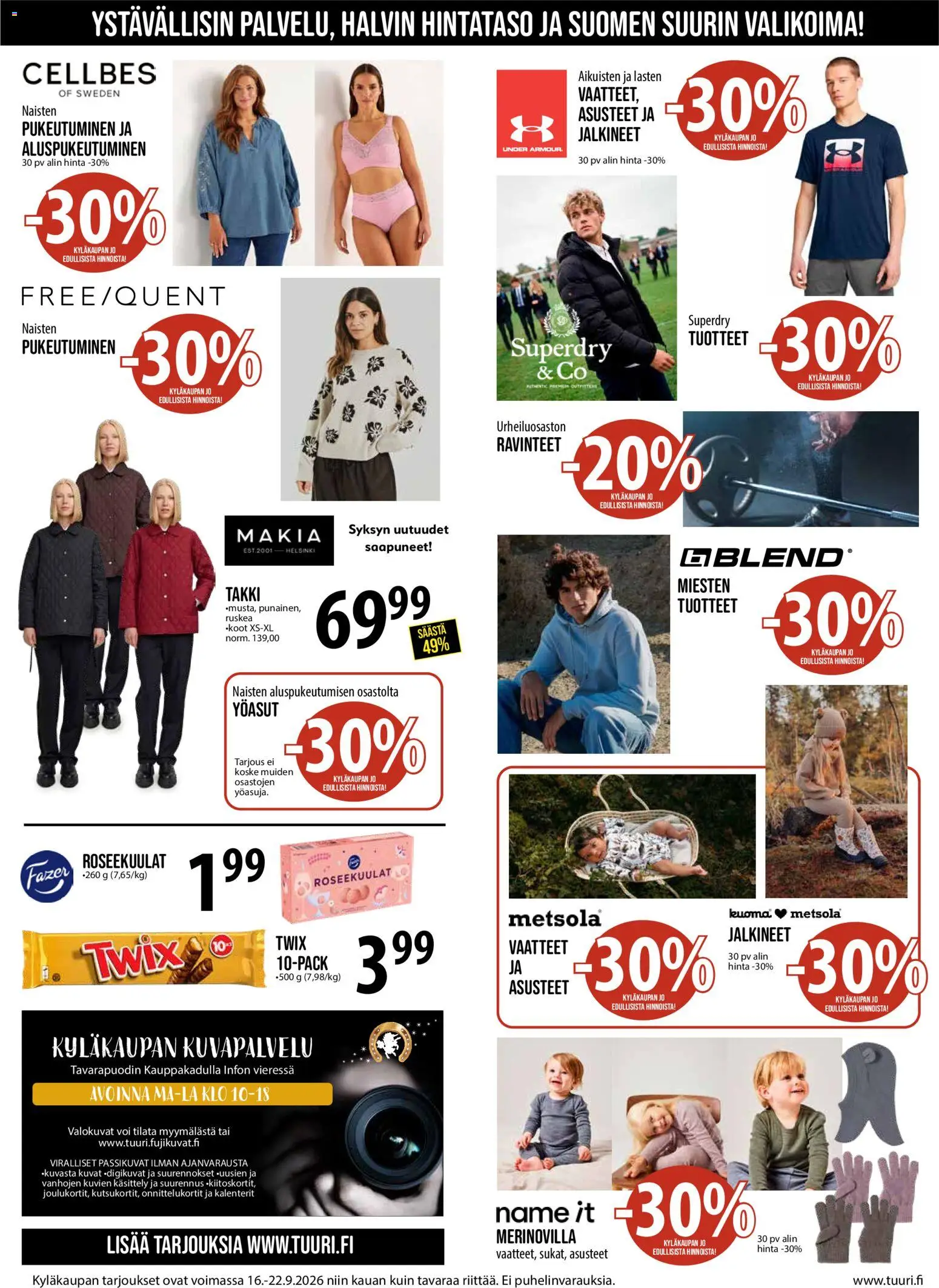 Tuuri tarjoukset – voimassa 16/09/2026 alkaen | Sivu: 4 | Tuotteet: Vaatteet, Takki, Voi