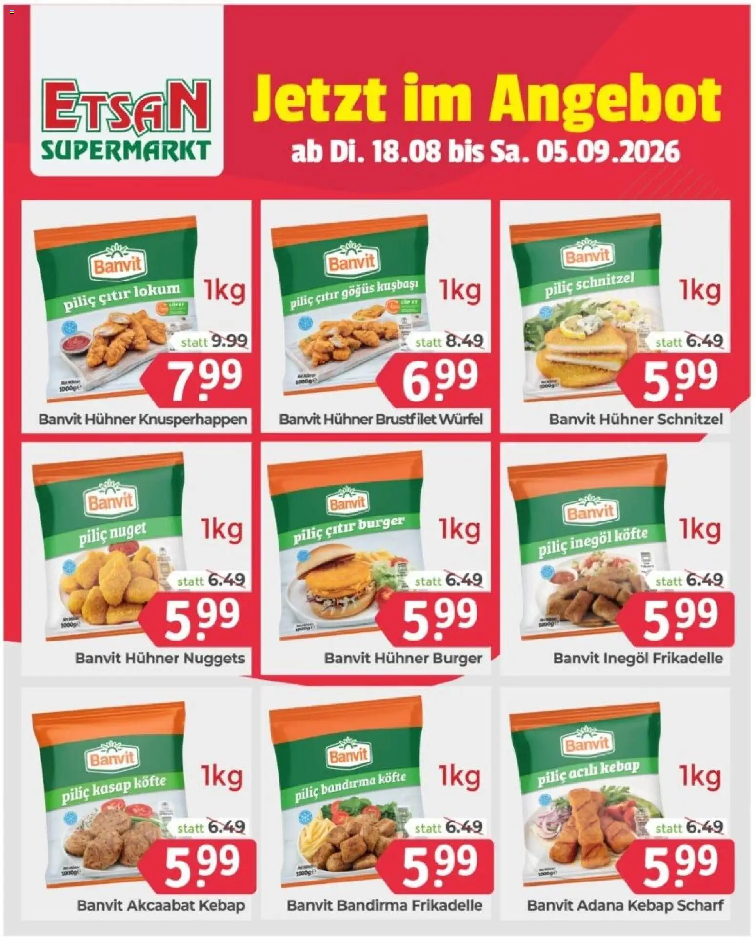 ETSANObst und Gemüse gültig ab 21.08.2026 | Seite: 5 | Produkte: Burger