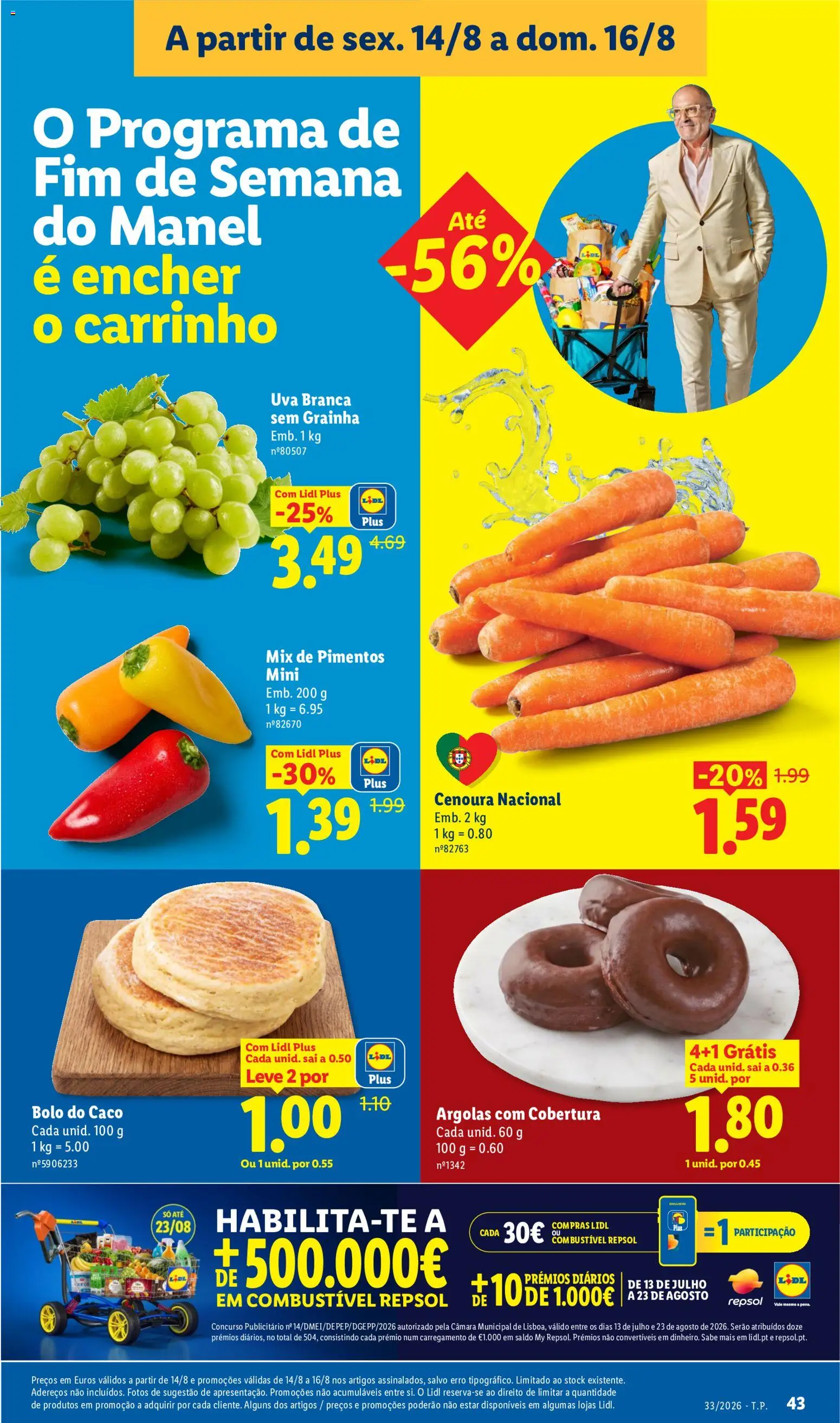Lidl folheto │ válido de 10/08/2026 | Página: 43 | Produtos: Bolo, Cenoura