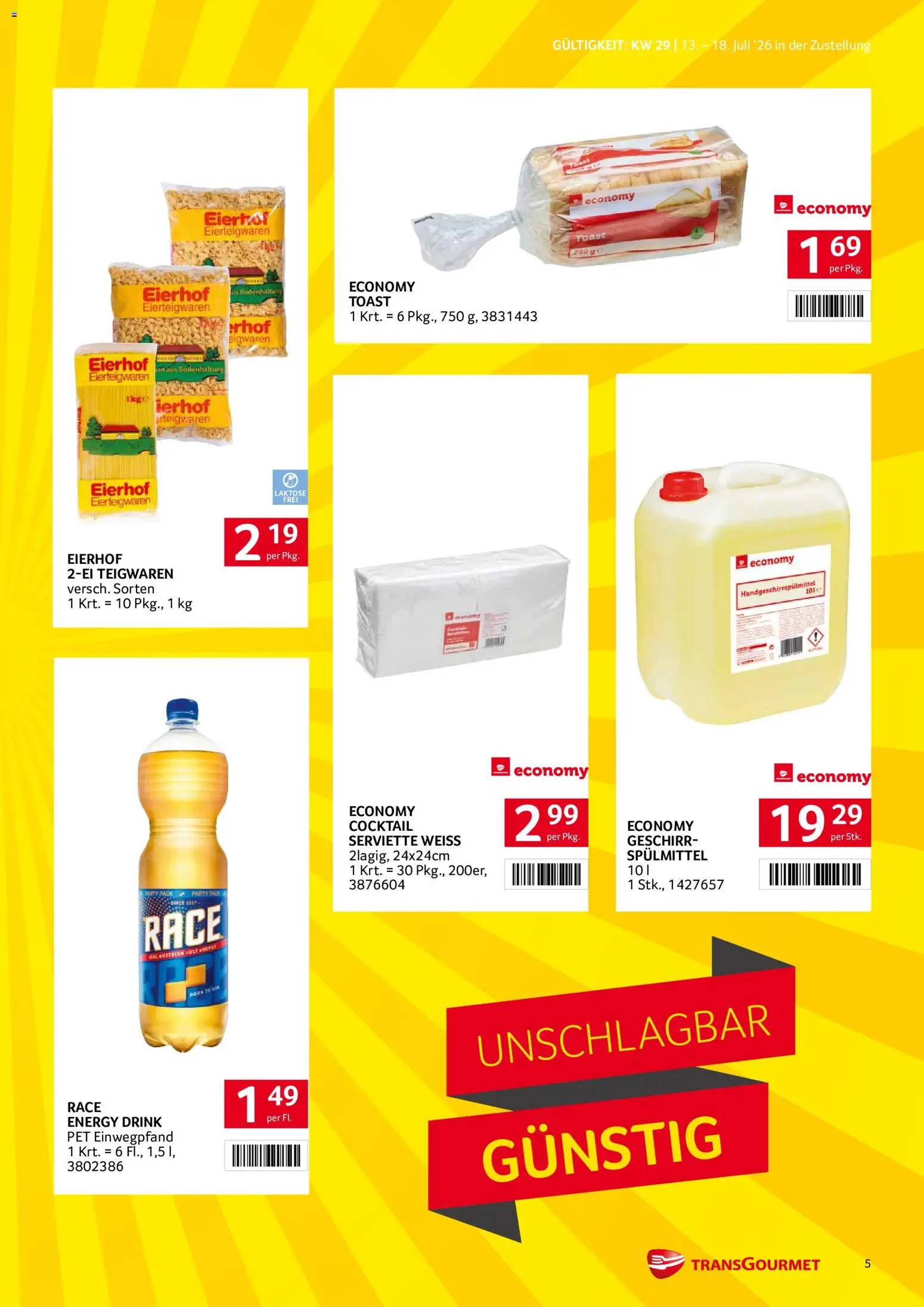 Transgourmet Zustellaktion gültig ab 13.07.2026 | Seite: 5