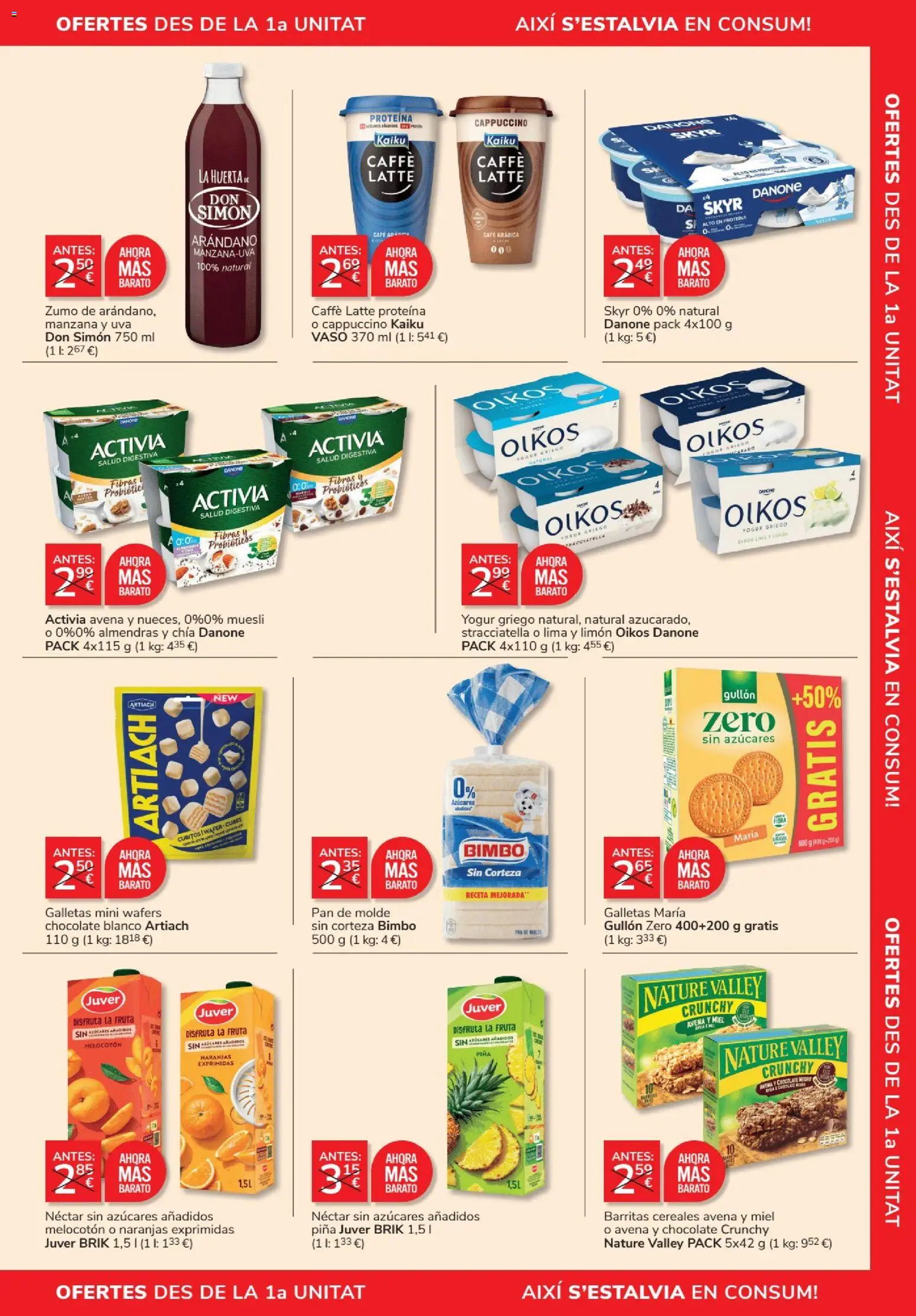 Consum folleto │ válido desde el 27/08/2026 | Página: 5 | Productos: Pan, Limón, Piña, Néctar