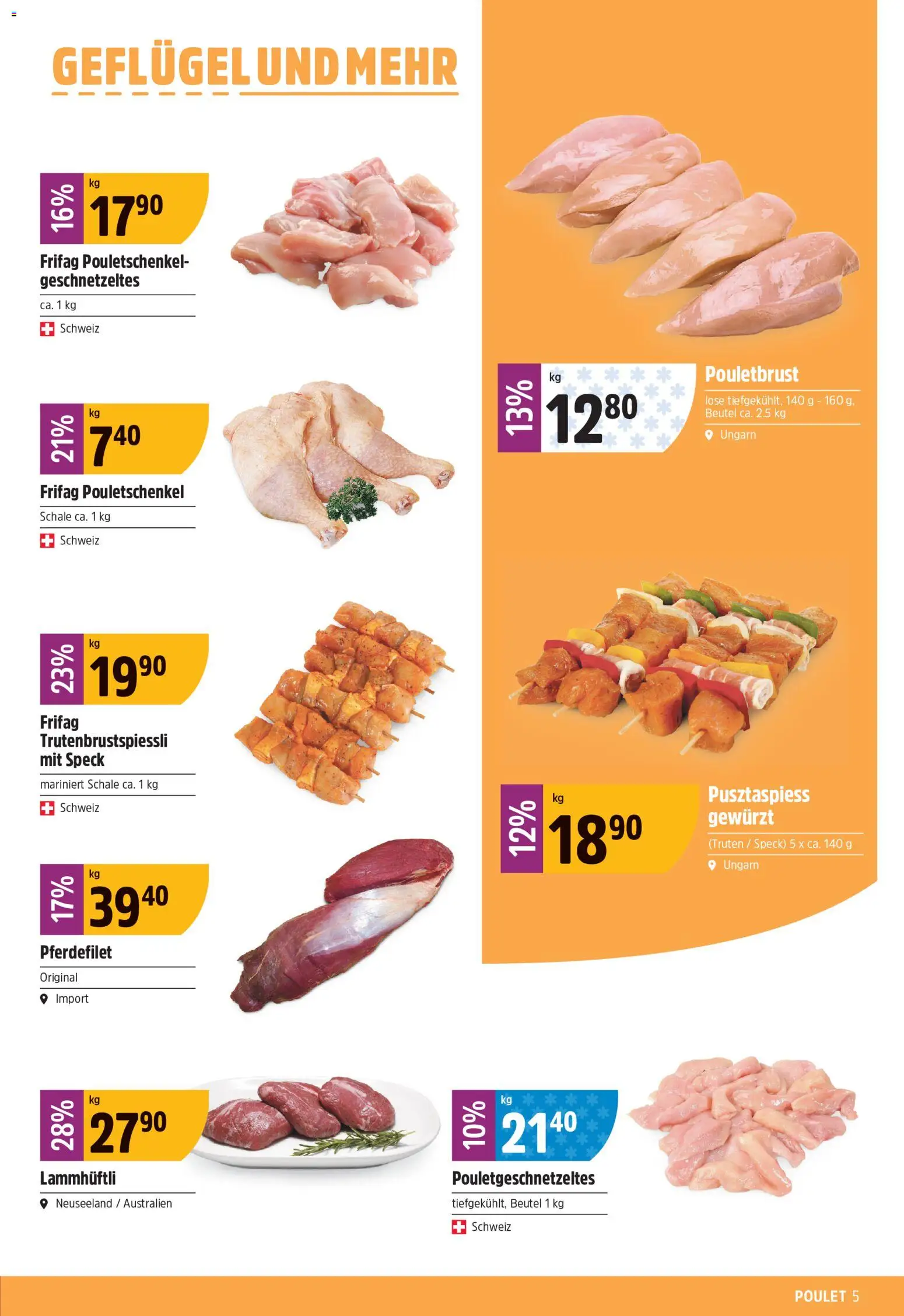 TopCC aktionen – gültig ab 11.05.2026 | Seite: 5 | Produkte: Pouletbrust