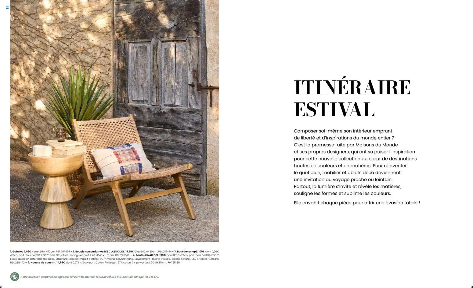 {H1} | Page: 2 | Produits: Canapé, Fauteuil