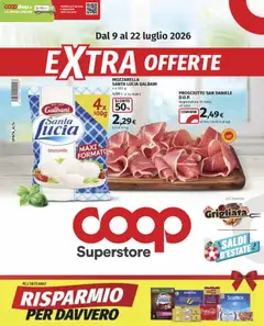 Anteprima del volantino COOP volantino Superstore Cremona valido a partire dal 09/07/2026