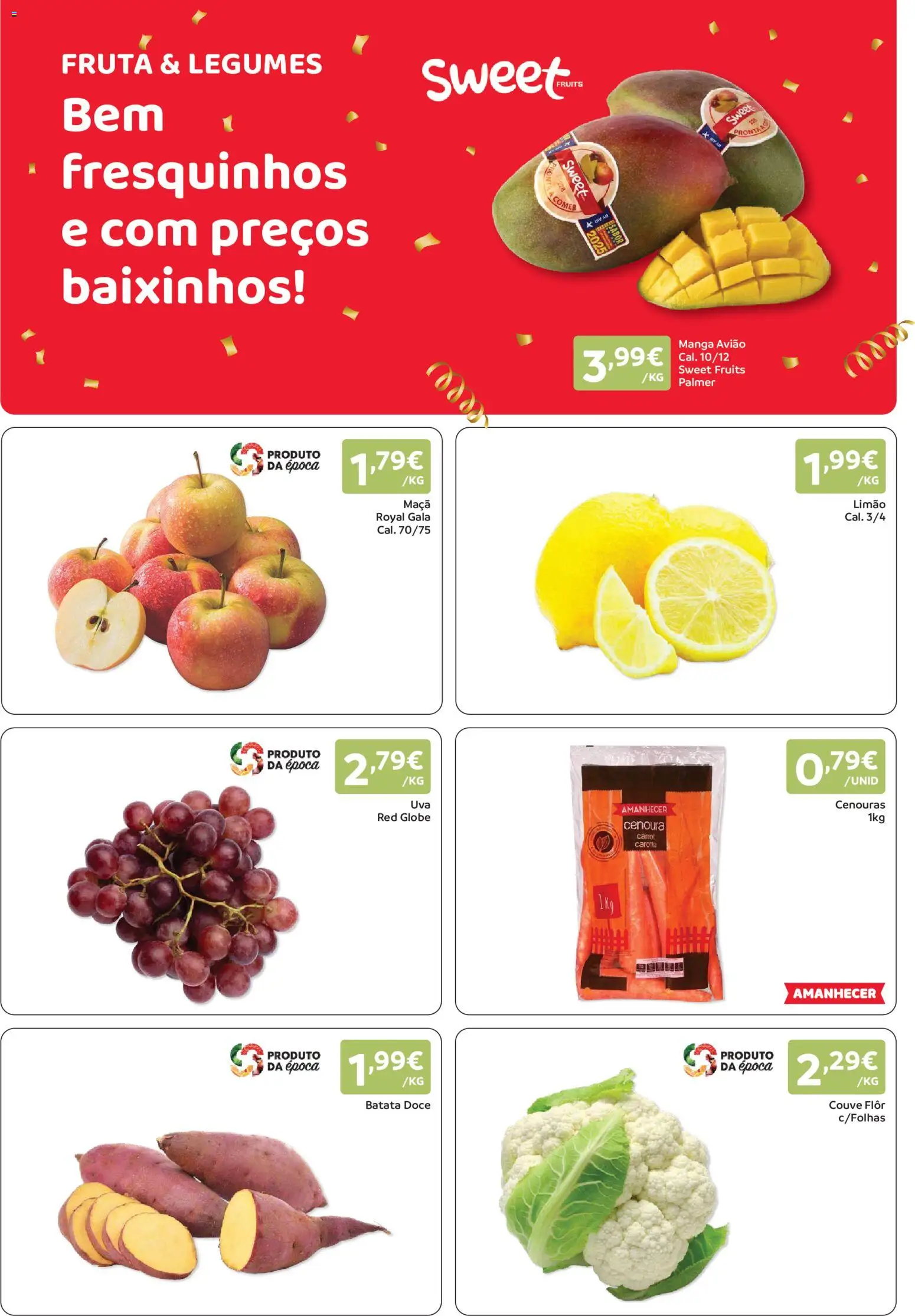 Amanhecer folheto │ válido de 15/10/2026 | Página: 6 | Produtos: Cenouras, Batata, Manga, Cenoura