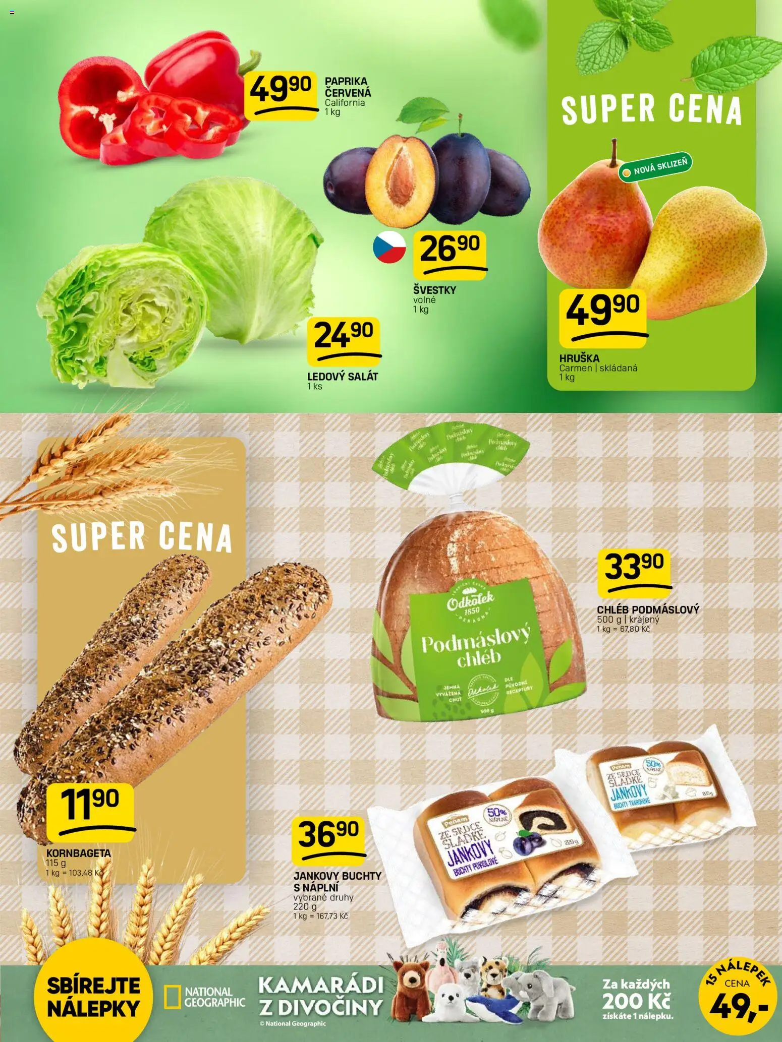 Flop leták od 16.09.2026 | Strana: 3 | Produkty: Salát, Paprika, Paprika červená, Ledový salát