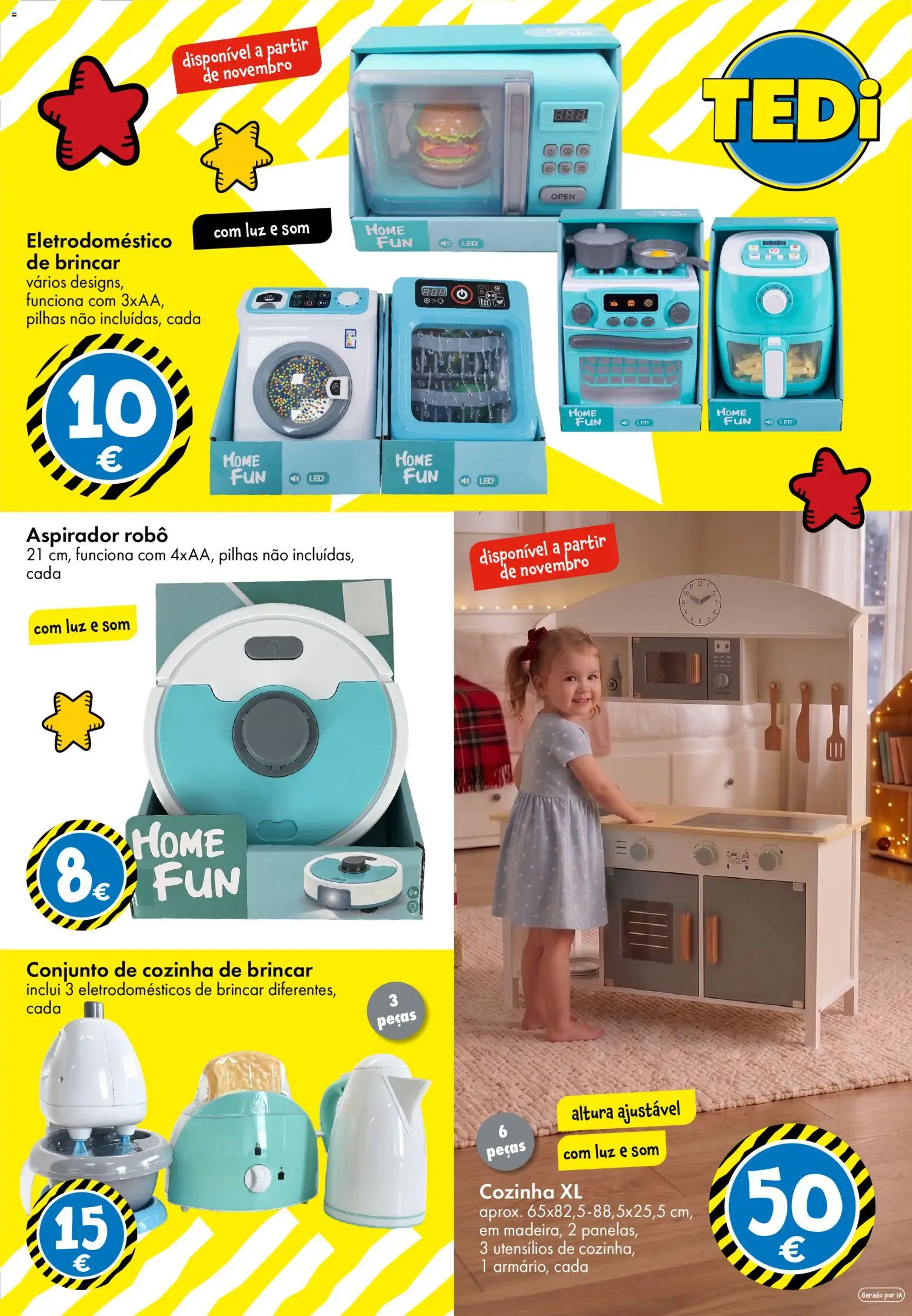 TEDi folheto │ válido de 23/10/2026 | Página: 16 | Produtos: Robô, Aspirador, Cozinha de brincar, Pilhas