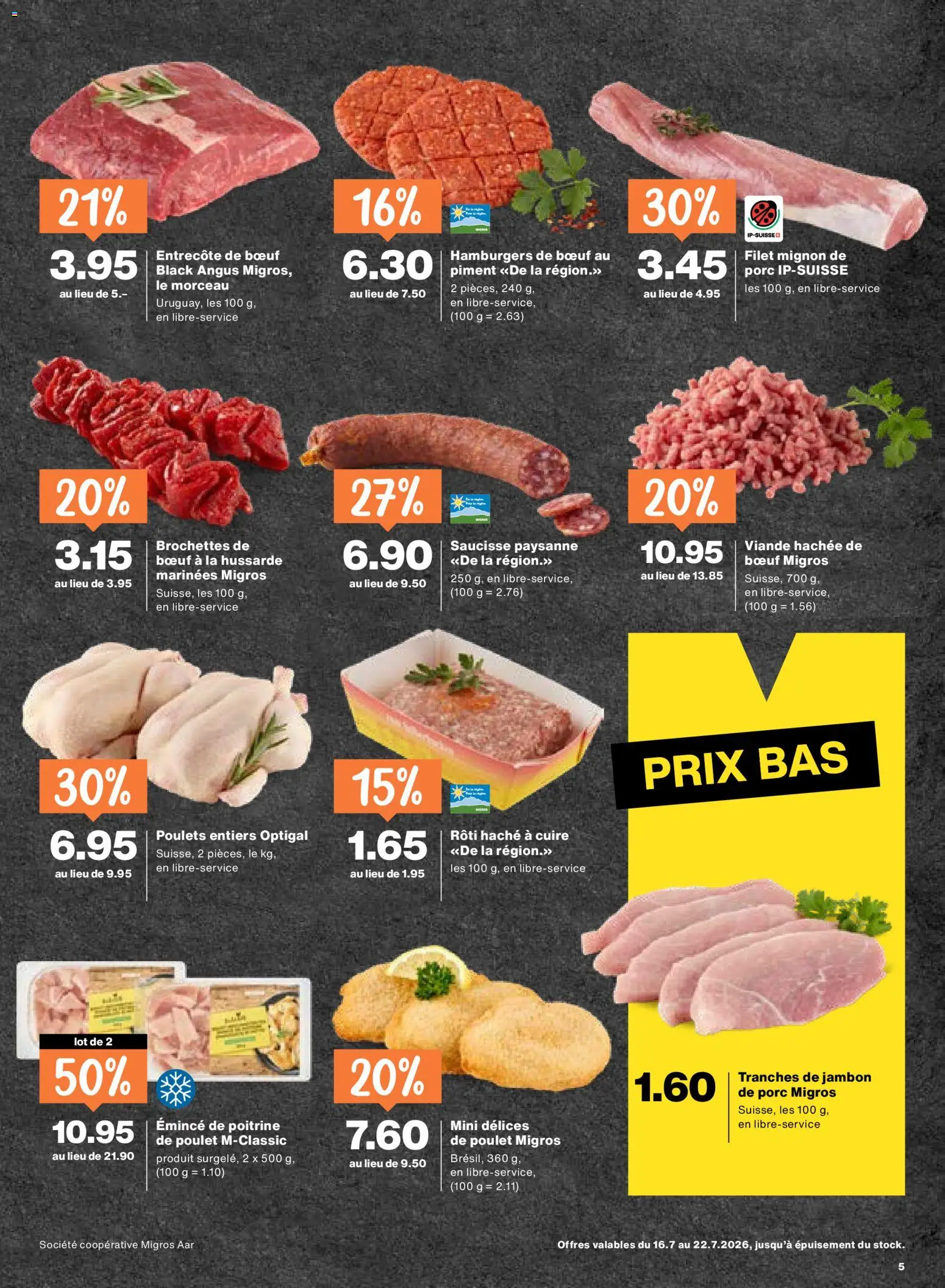 Migros aktionen FR – gültig ab 16.07.2026 | Seite: 5