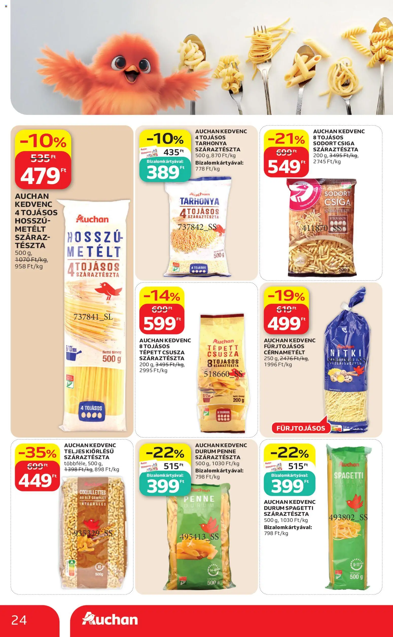 Auchan akciós ujság - amely érvényes a következő dátumtól: 2026.08.13. | Oldal: 24