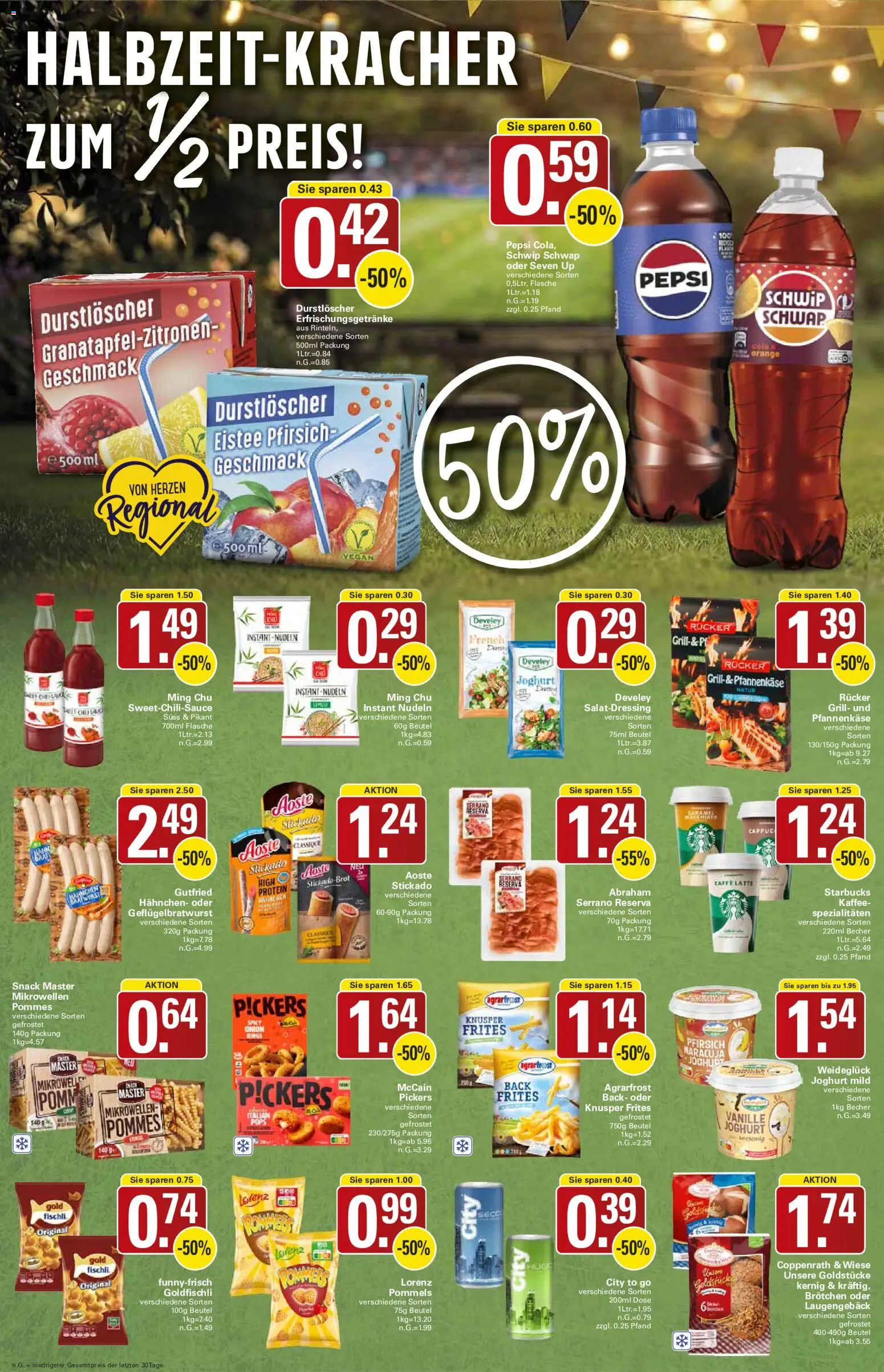 WEZ Prospekt – gültig ab 29.06.2026 | Seite: 6 | Produkte: Hahnchen, Cola, Joghurt, McCain