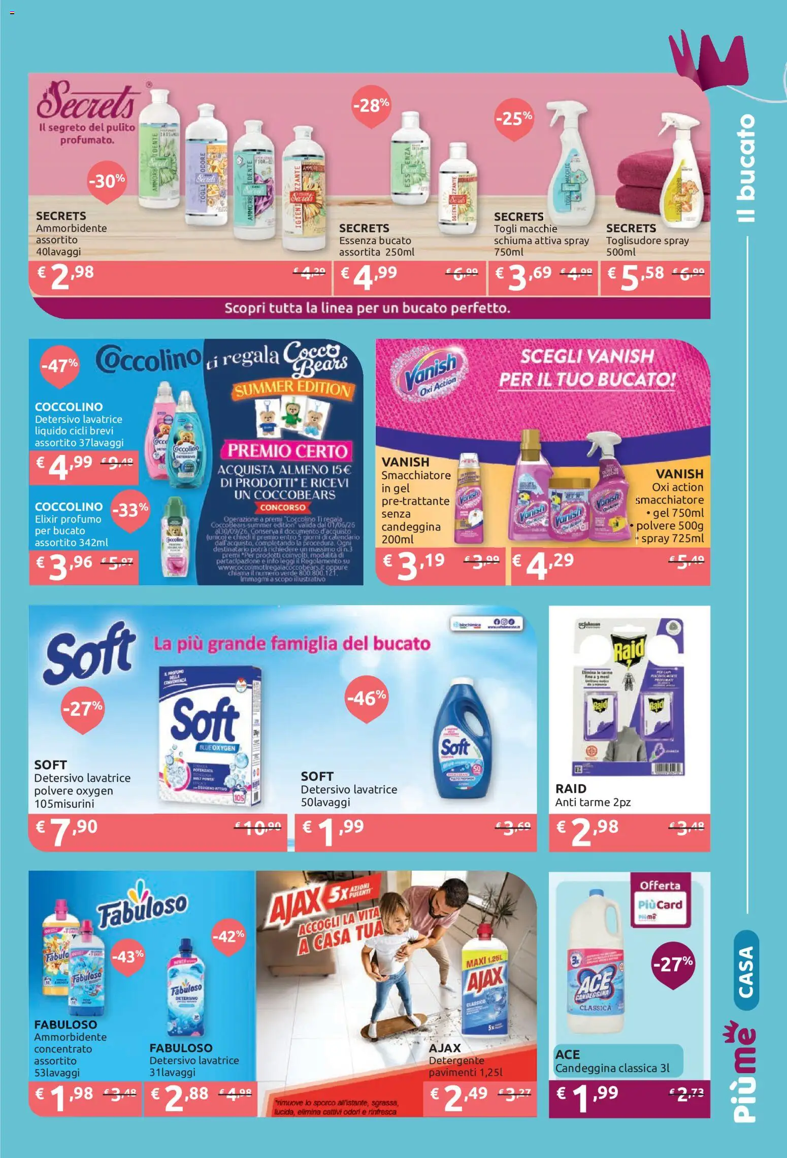 Volantino IperSoap del 01.06.2026 | Pagina: 3 | Prodotti: Ammorbidente, Smacchiatore, Detergente, Cocco
