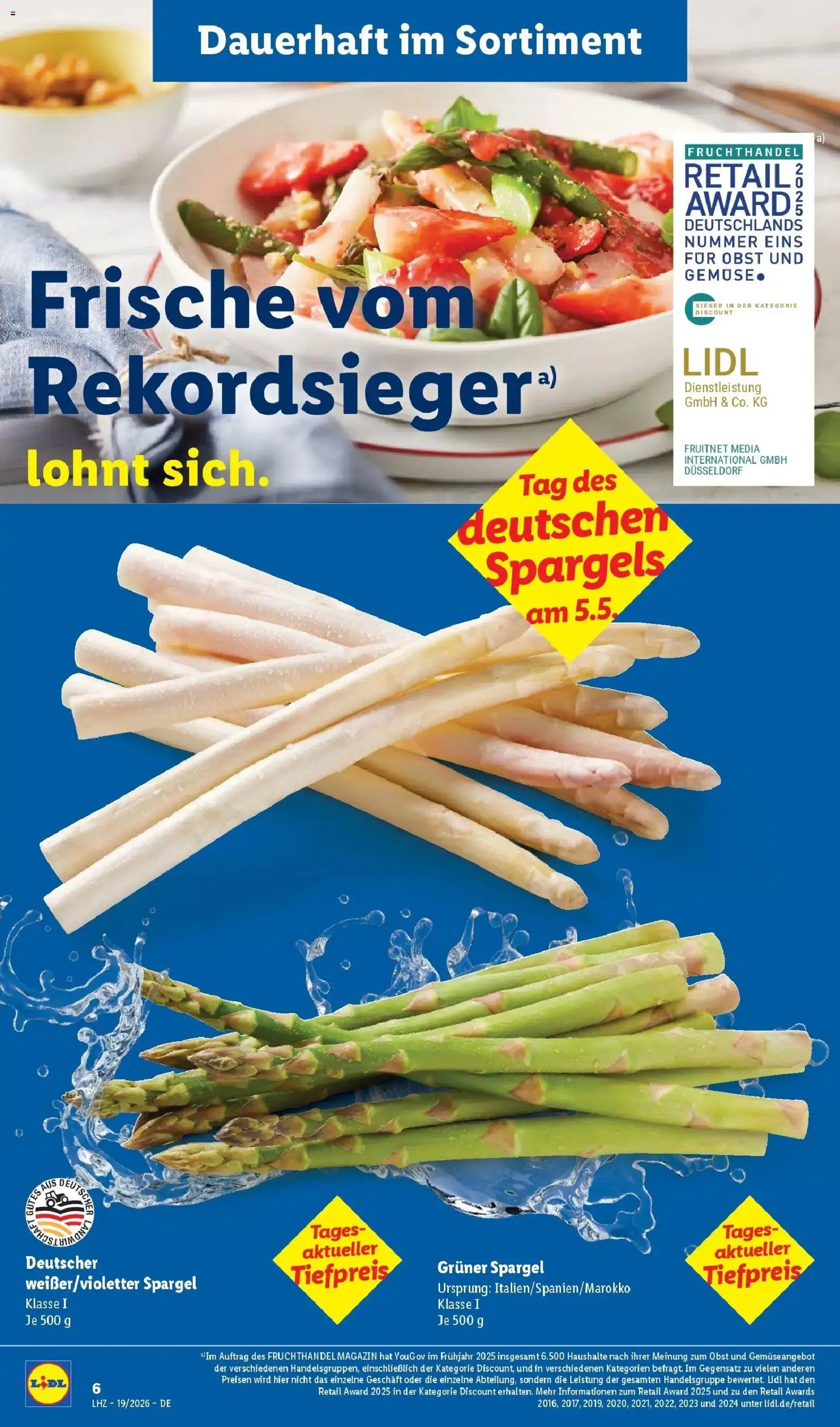 Lidl Prospekt Mahlow – gültig ab 04.05.2026 | Seite: 10 | Produkte: Spargel, Gemüse, Obst