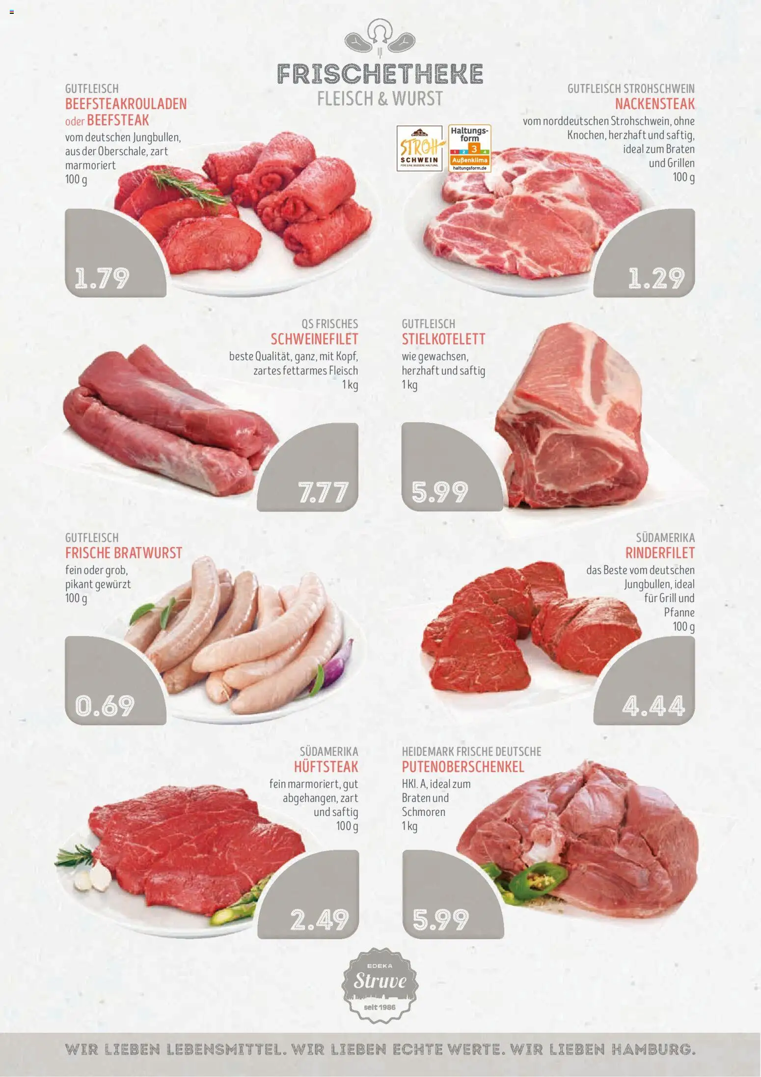 Edeka Struve Prospekt – gültig ab 07.09.2026 | Seite: 6 | Produkte: Grill, Rinderfilet, Schweinefilet, Fleisch