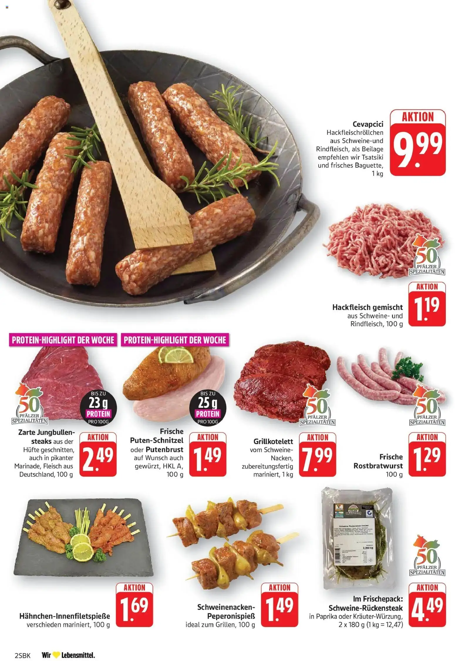 Edeka Prospekt Walldorf (ab 17.08.2026) » Angebote Online | Seite: 2 | Produkte: Putenbrust, Spezialitäten, Putenschnitzel, Fleisch