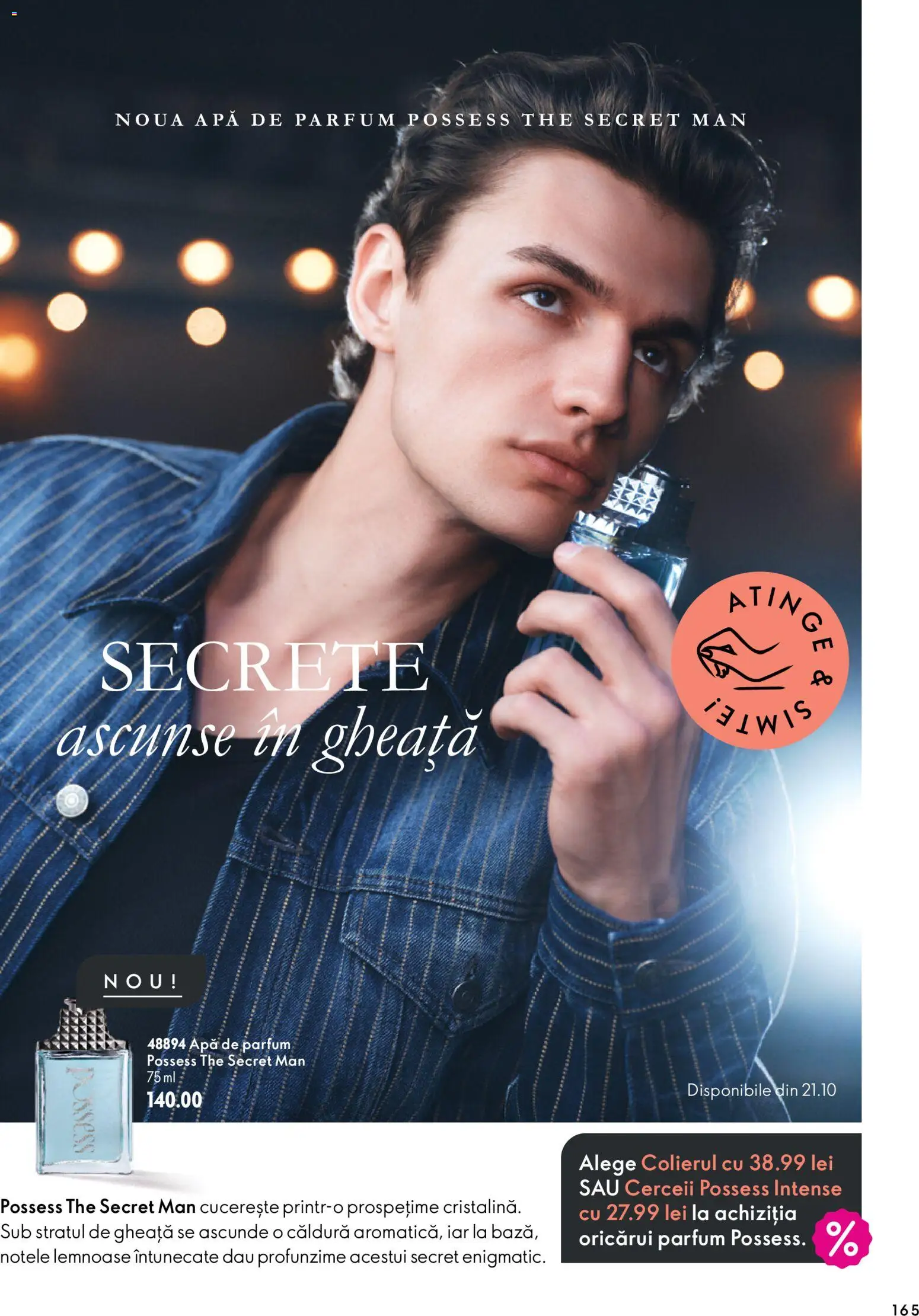 Noul catalog Oriflame – valabil de la 30.09.2026 | Pagină: 165 | Produse: Apă de parfum, Parfum, Intense, Apă