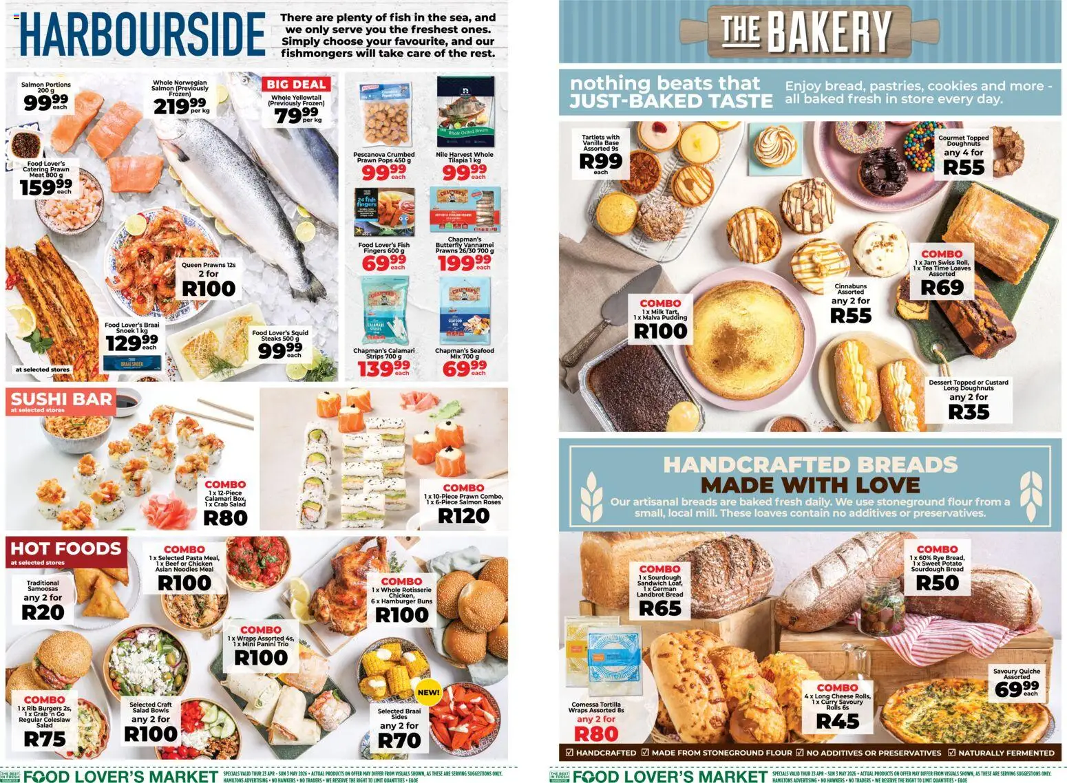 New Food Lover's Market catalogue – valid from 23.04.2026 | Page: 2 | Products: Mushrooms, Bag, Pillow, Pepper