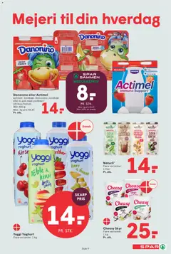 Spar - Tilbudsavis uge 27 gyldig fra 26/06/2026 | Side: 9 | Produkter: Yoghurt, Skyr, Jordbær, Kiwi