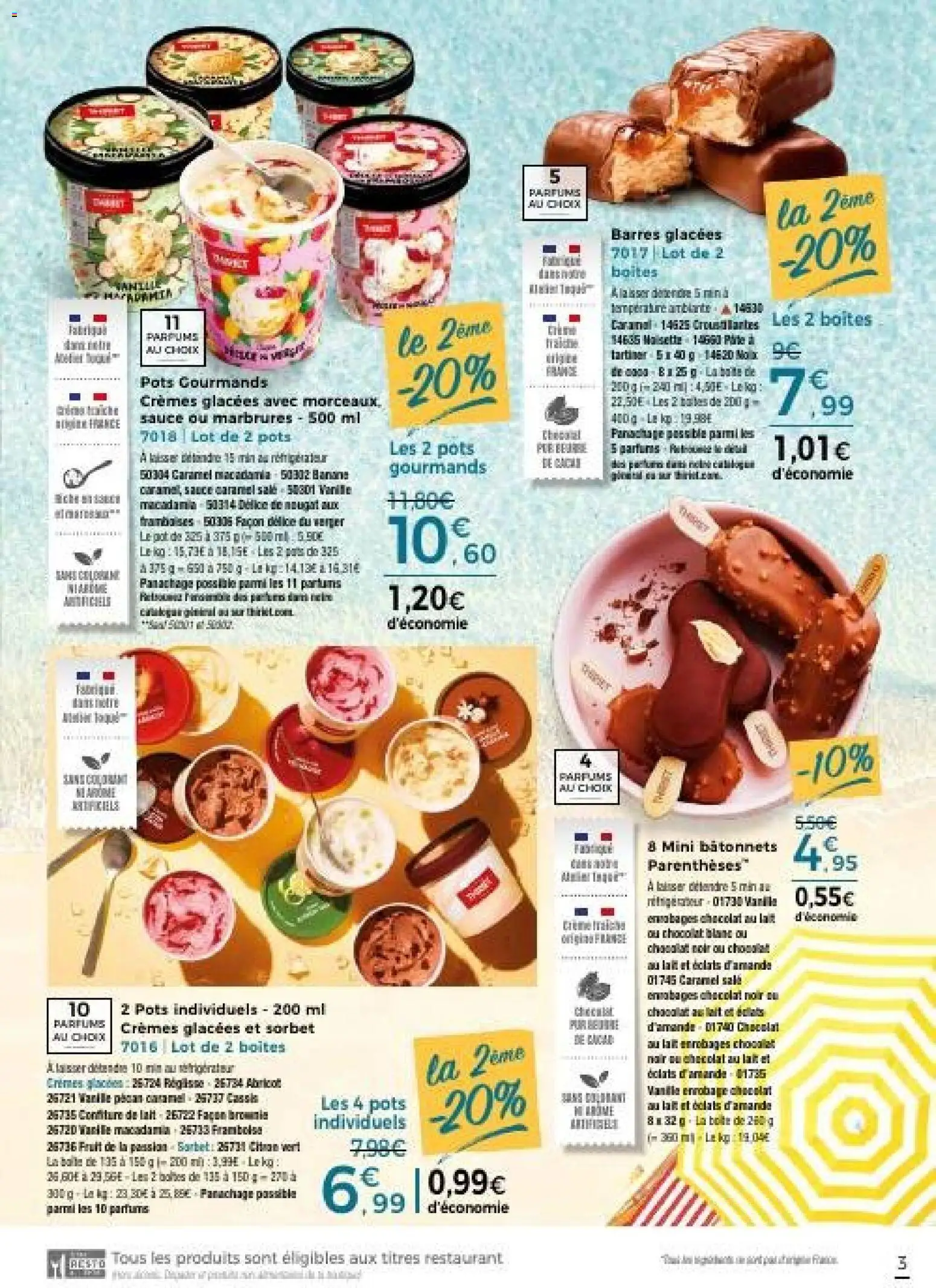 {H1} | Page: 3 | Produits: Abricot, Noisette, Nougat, Chocolat