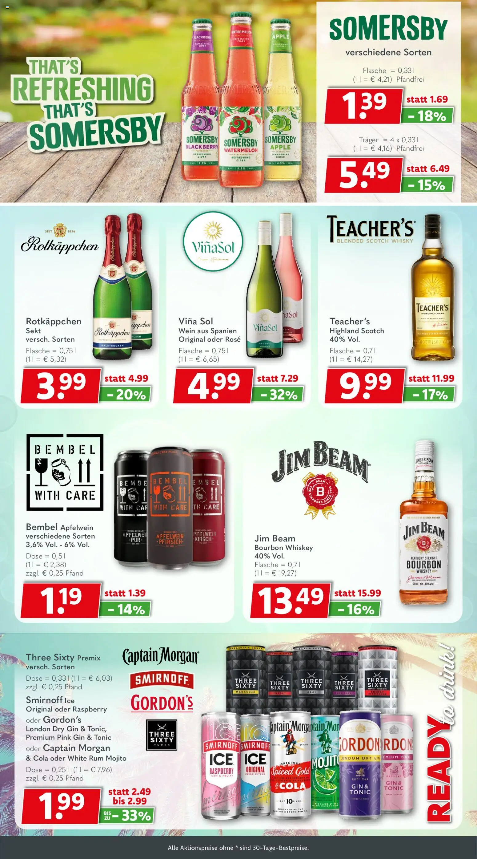 Getränkeland Prospekt – gültig ab 17.08.2026 | Seite: 8 | Produkte: Cola, Sekt, Captain morgan, Wein