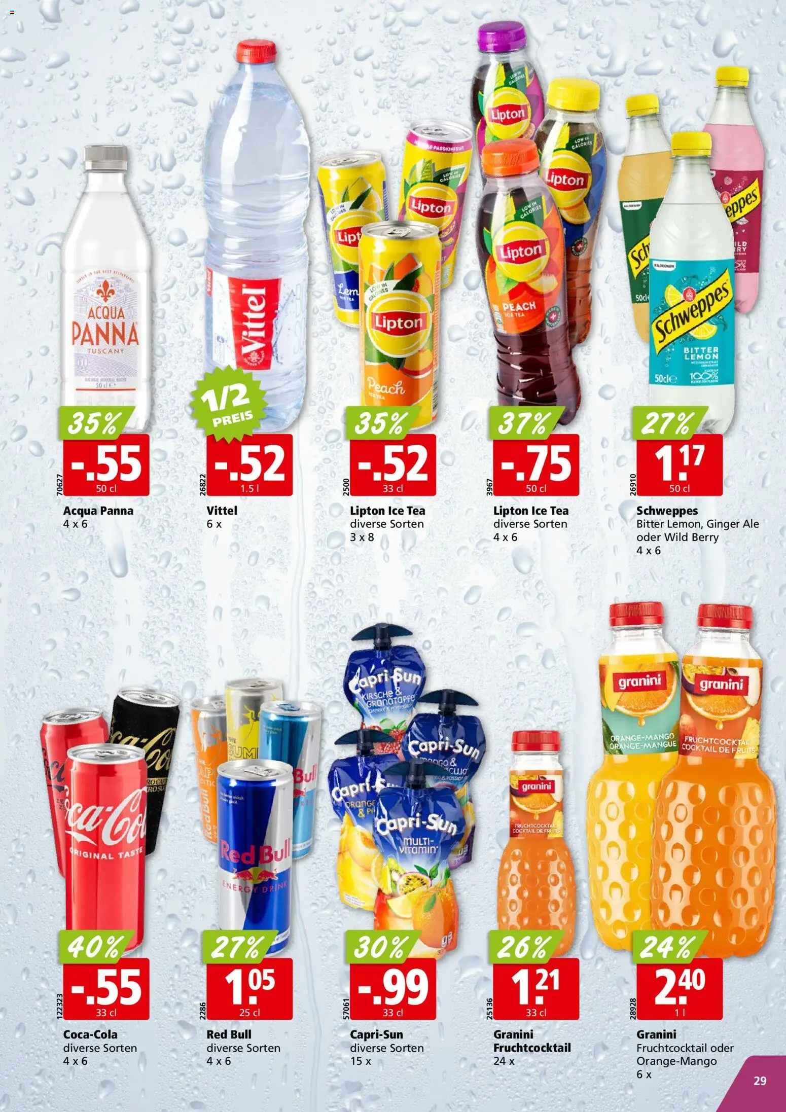 Aligro aktionen Chavannes, Matran, Genf, Sitten – gültig ab 13.07.2026 | Seite: 29 | Produkte: Red bull, Mango