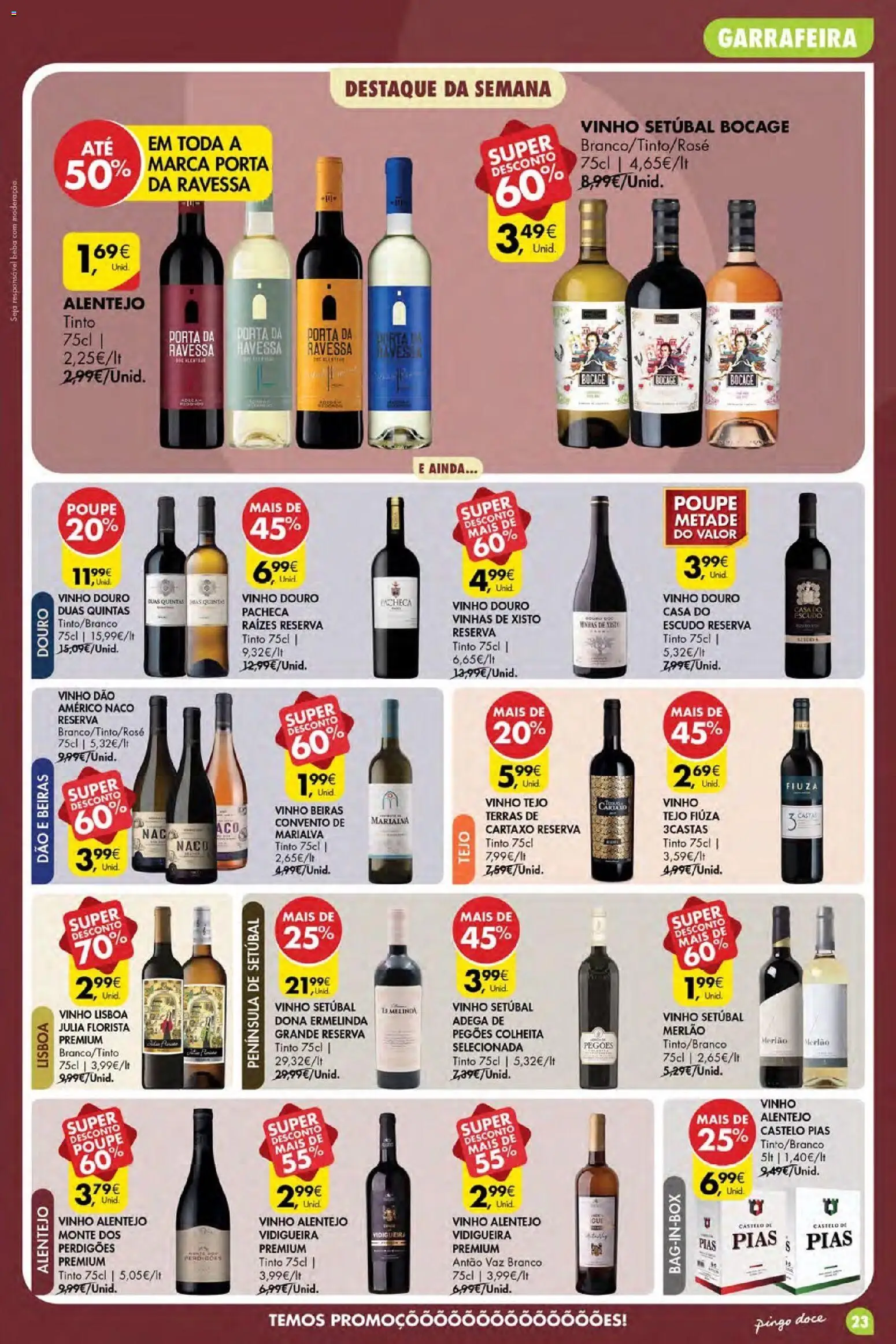 Pingo Doce Poupe Esta Semana Madeira │ válido de 11.06.2026 | Página: 23 | Produtos: Porta, Vinho