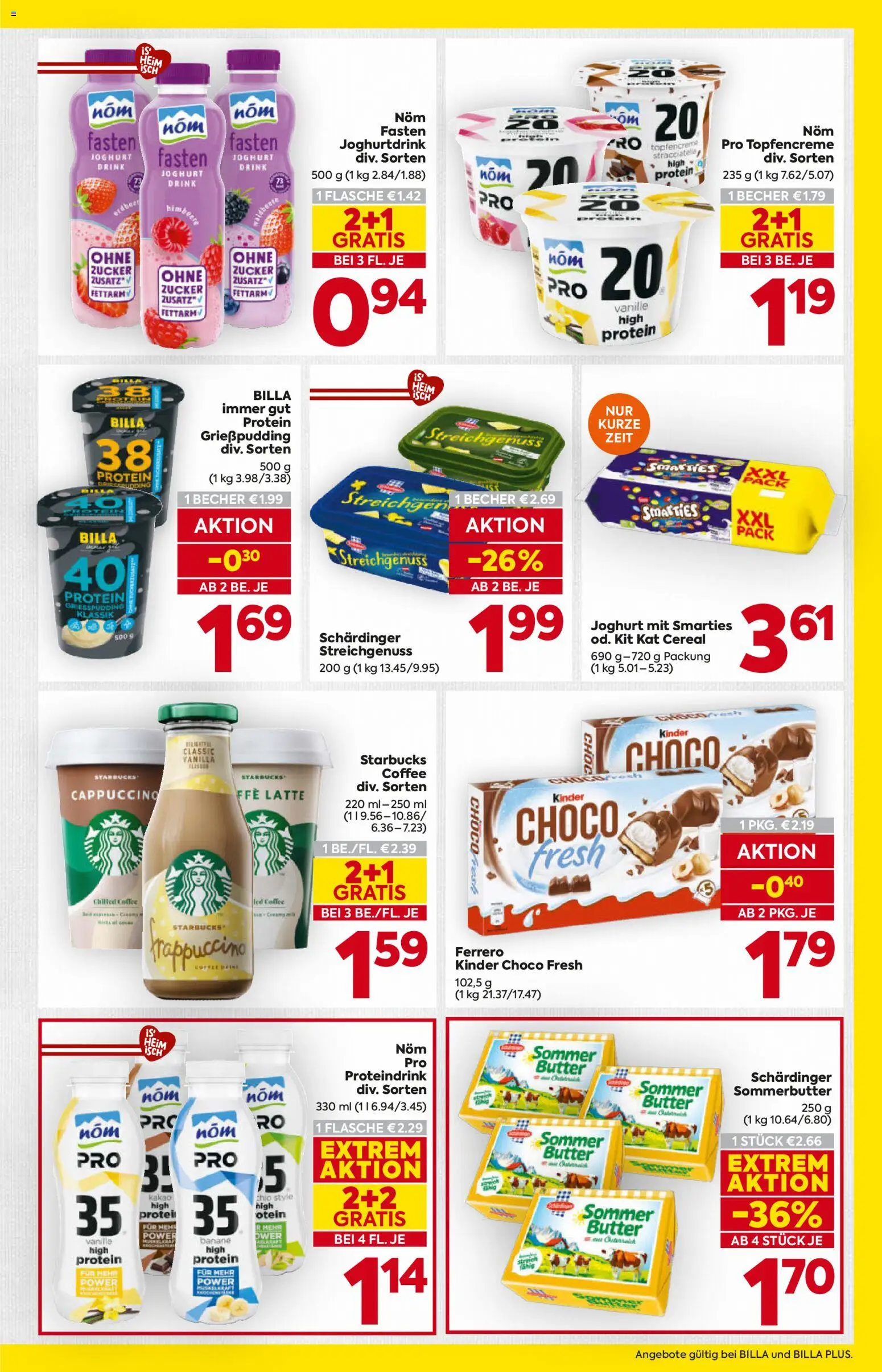 Billa - Flugblatt gültig ab 16.07.2026 | Seite: 7 | Produkte: Zucker, Vanille, Butter, Joghurt