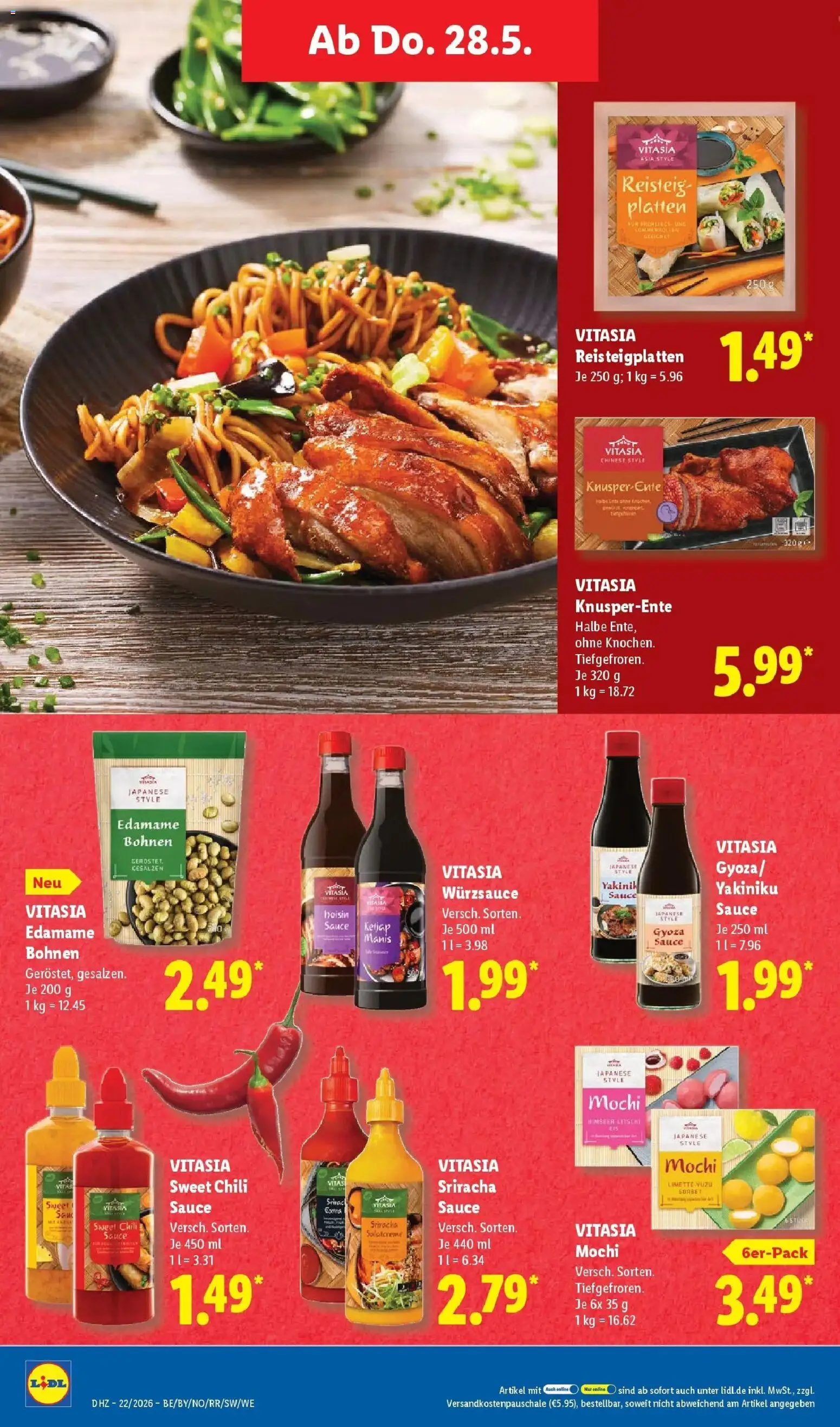 Lidl Prospekt Hof-innenstadt – gültig ab 26.05.2026 | Seite: 58 | Produkte: Chili, Limette, Reis, Mochi