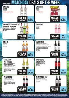 Preview of Bestway - Offers valid from 01/07/2026 | Page: 7 | Products: Gin, Hat, Whisky, Vodka